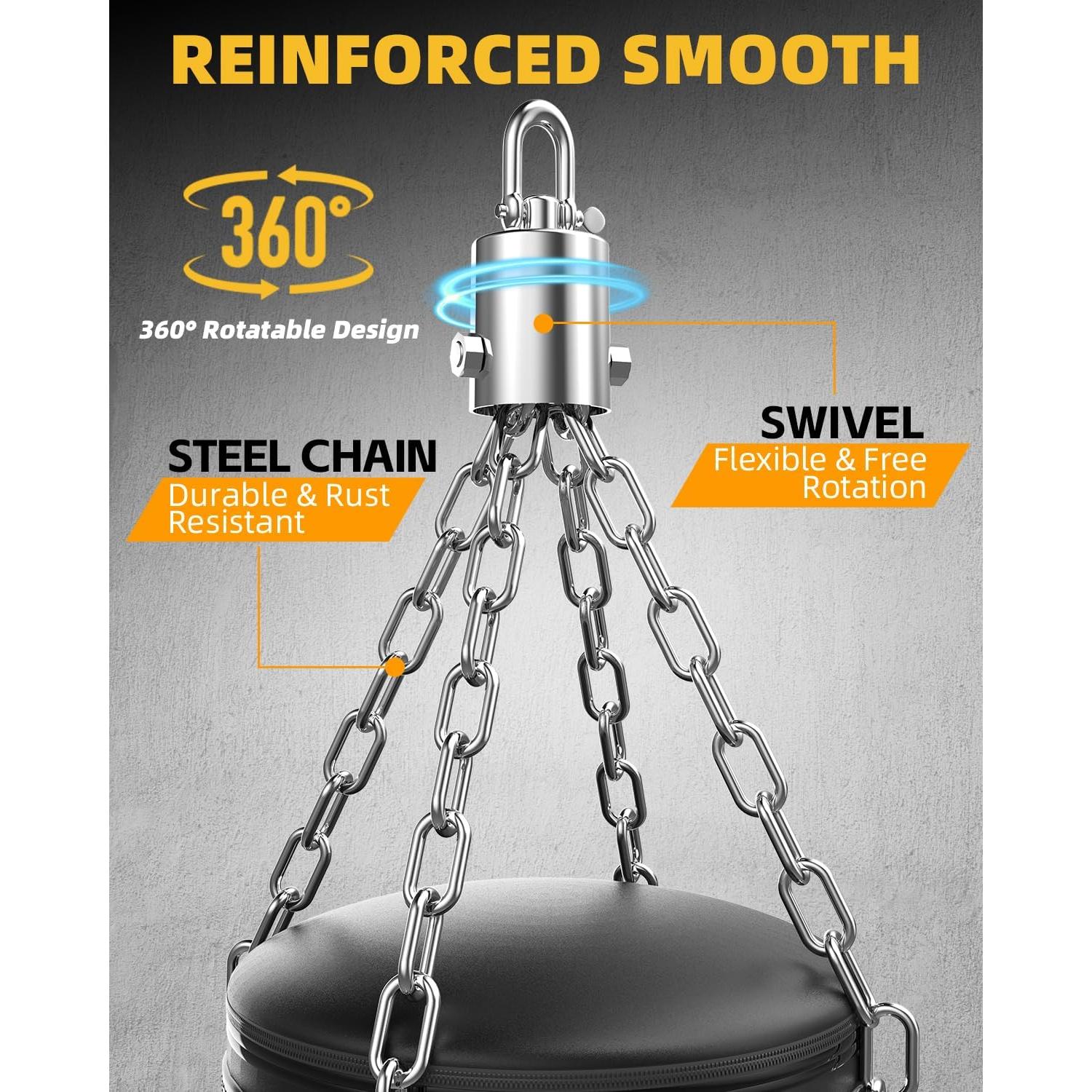 Saco de Boxeo ASBRAVO 4 pies + Guantes 12 oz + Accesorios