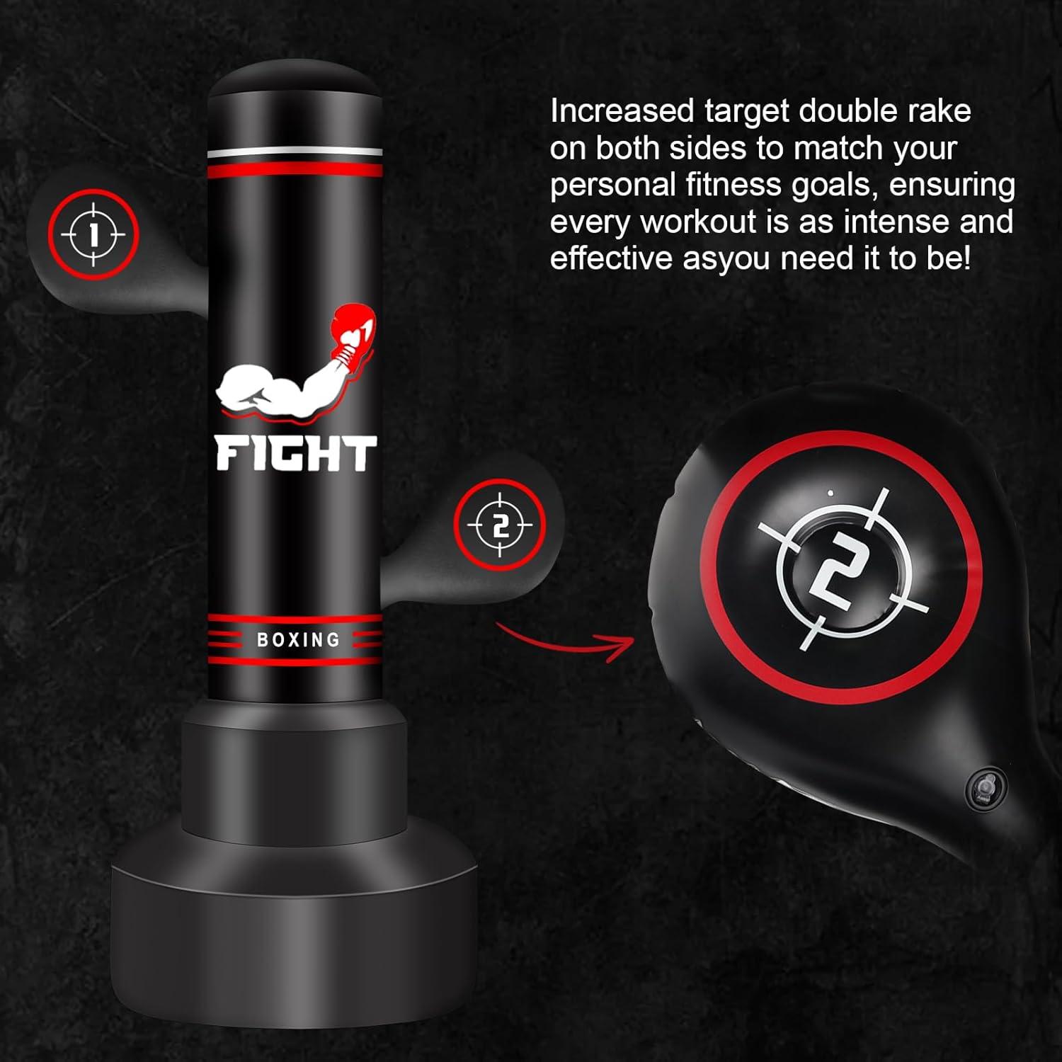 Saco de Boxeo de Pie JUOIFIP 70" para Adultos y Adolescentes