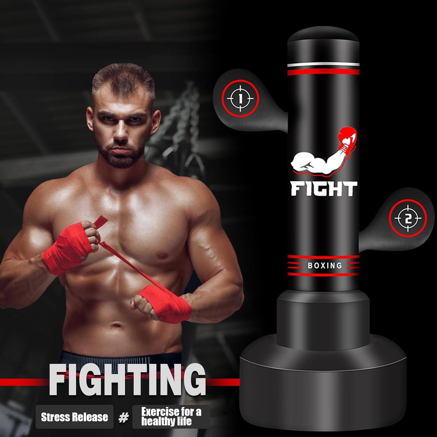 Saco de Boxeo de Pie JUOIFIP 70" para Adultos y Adolescentes