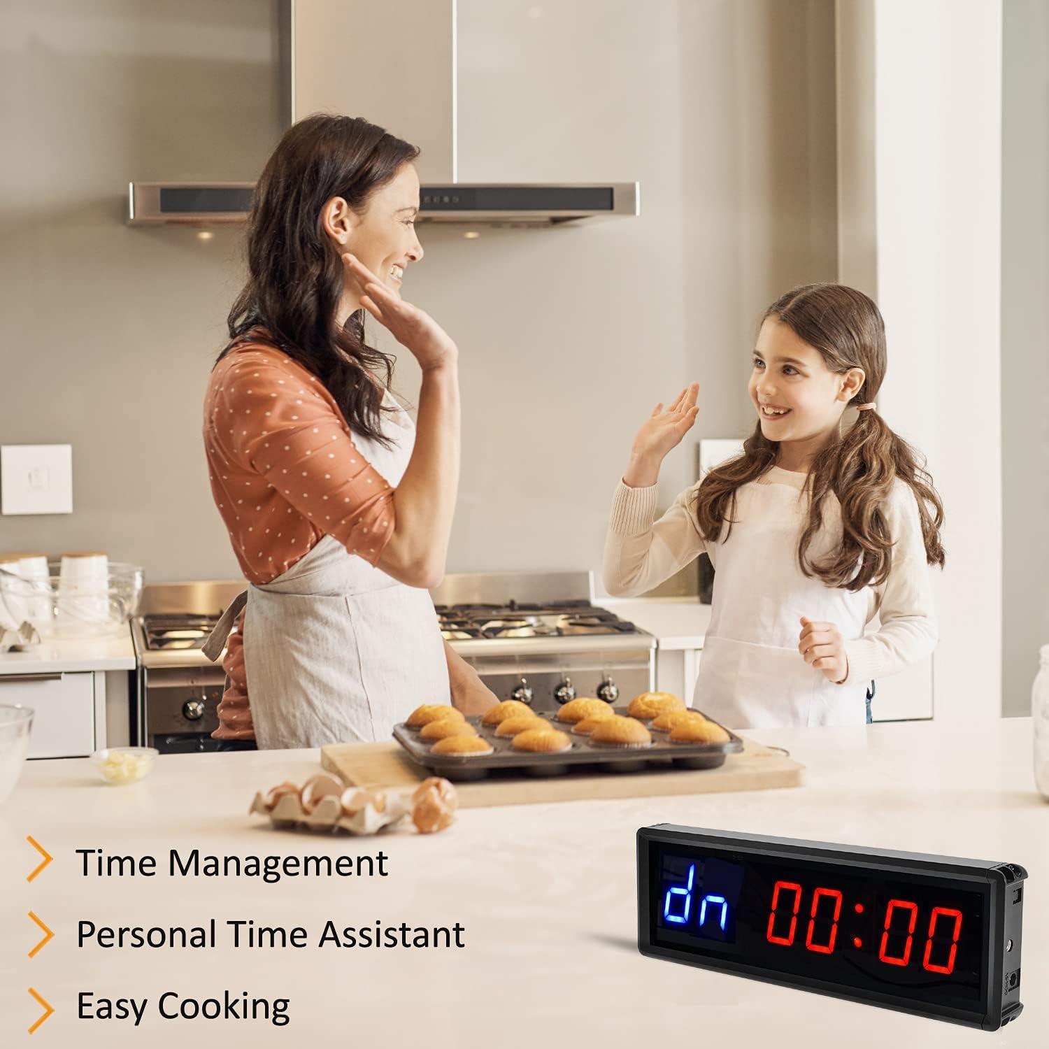 Temporizador LED de Gimnasio BTBSIGN 28x10 cm Control Remoto