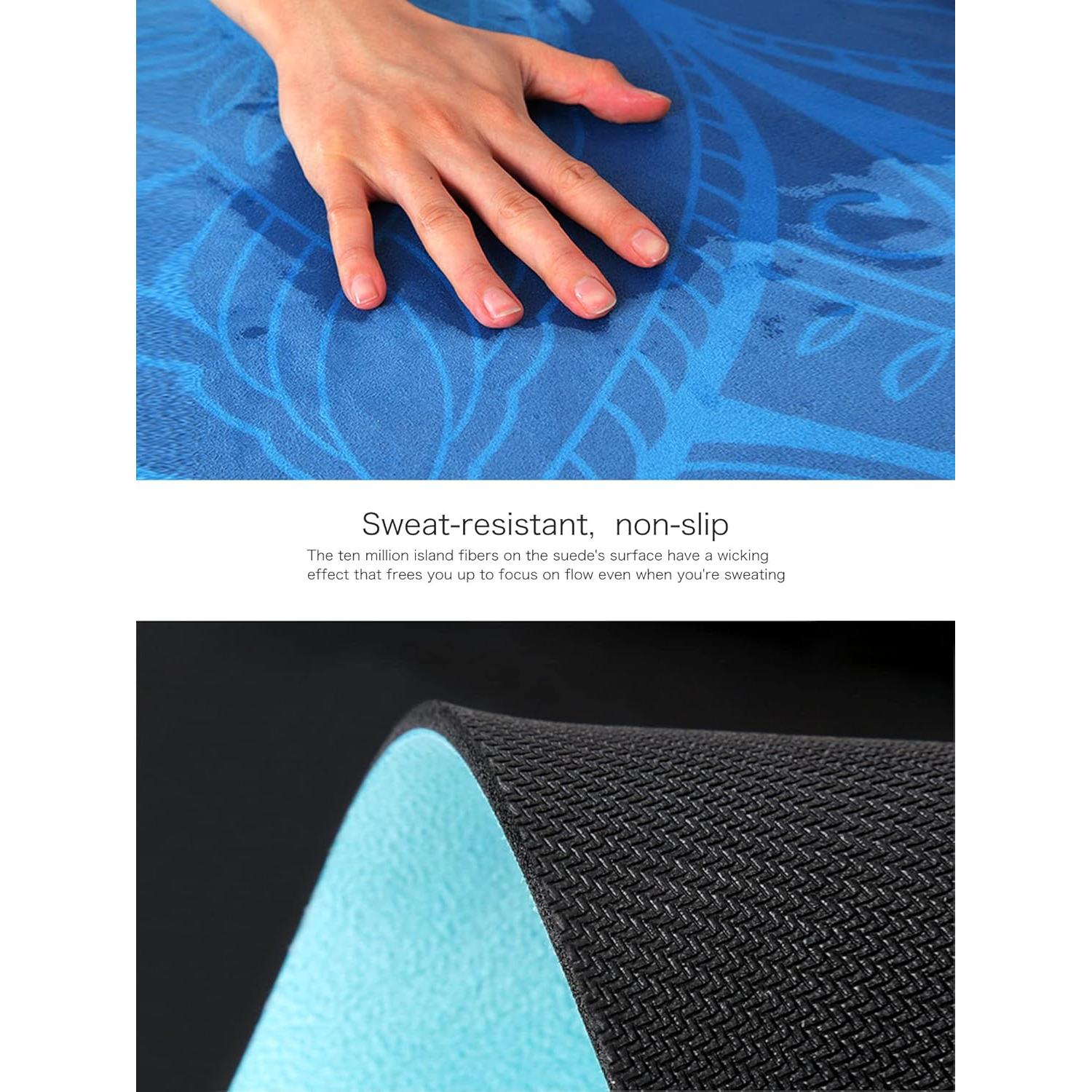 Colchoneta Redonda LERYG 140cm Antideslizante Suede Sintético