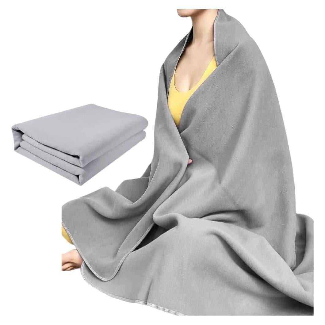 Manta de Yoga Orgánica IEADEN - Antideslizante Reversible 152x203cm