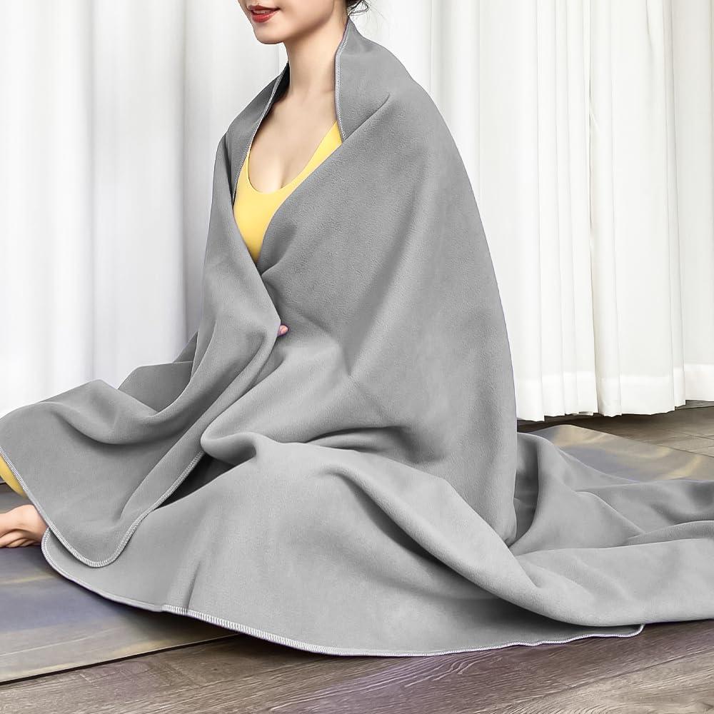 Manta de Yoga Orgánica IEADEN - Antideslizante Reversible 152x203cm