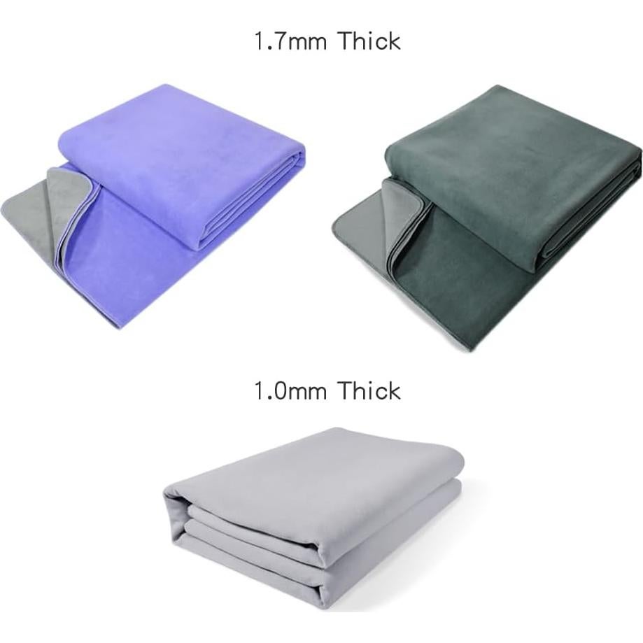 Manta de Yoga Orgánica IEADEN - Antideslizante Reversible 152x203cm