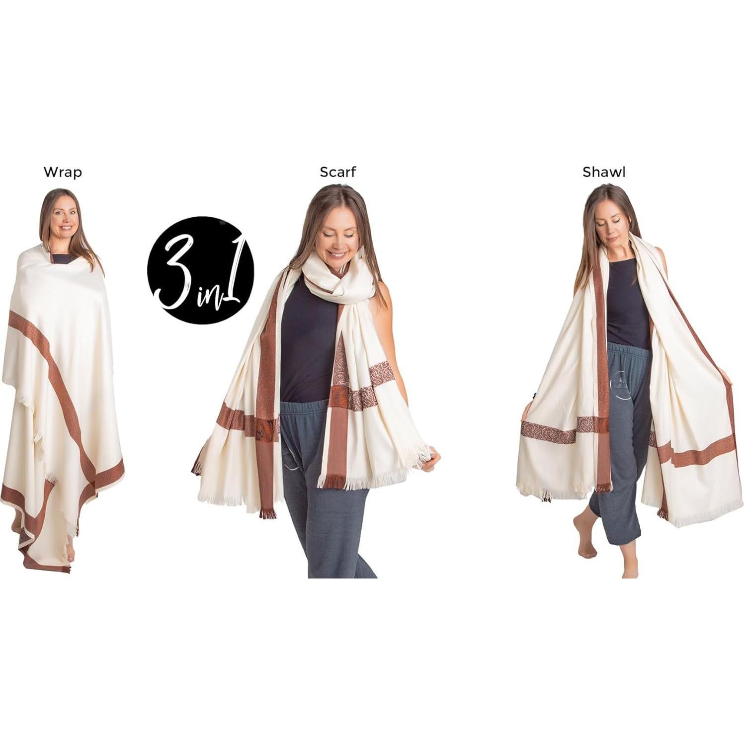 Chal de Meditación Om Shanti Crafts 2.44x1.22m Negro