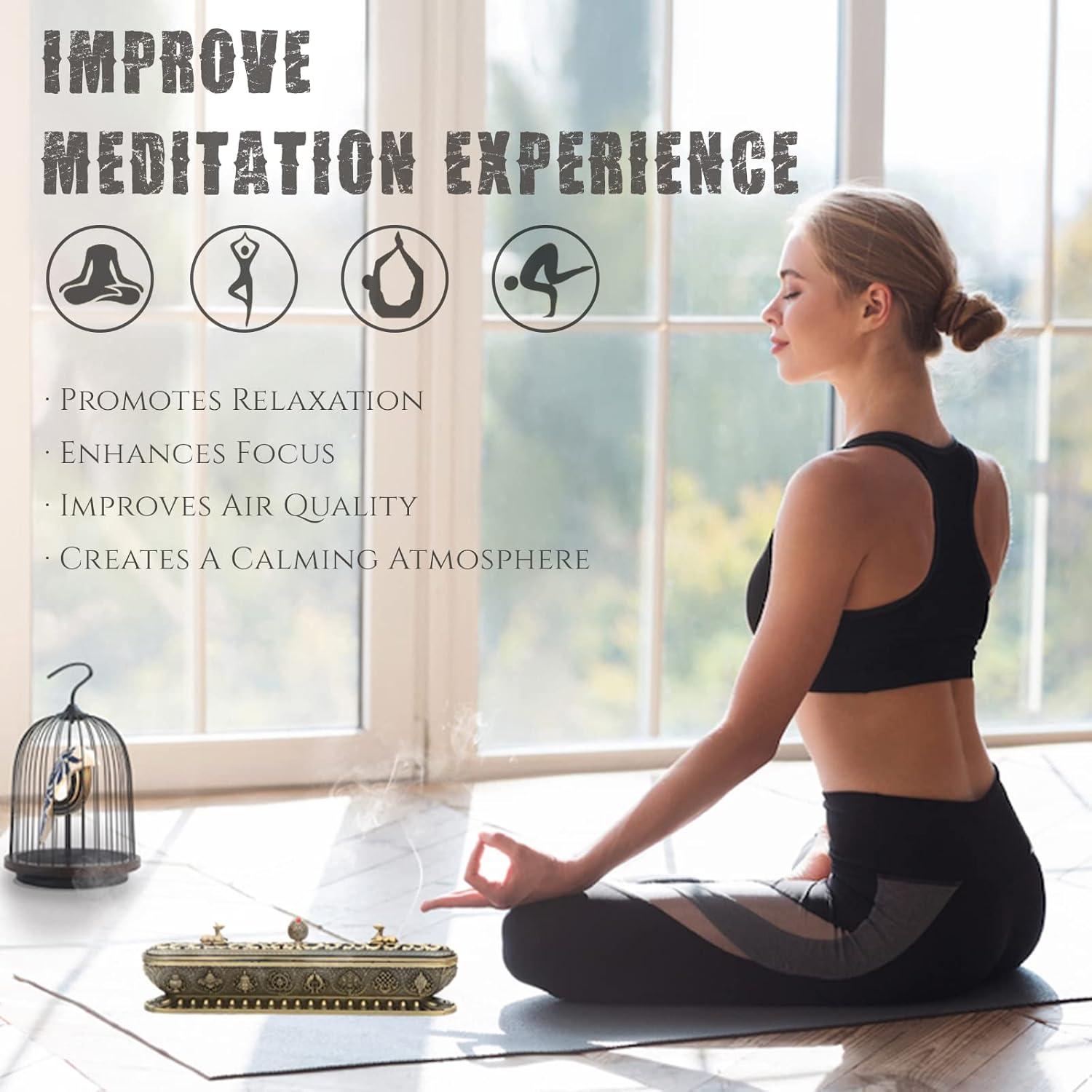 Soporte de Incienso Taikuri Bronce 32cm para Meditación