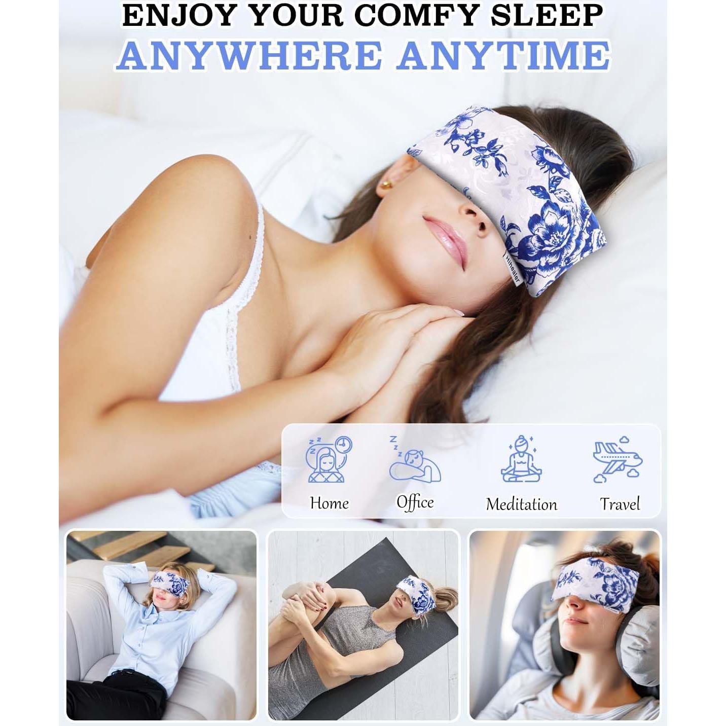 Almohadilla para Ojos Hihealer de Lavanda - Relajación y Sueño