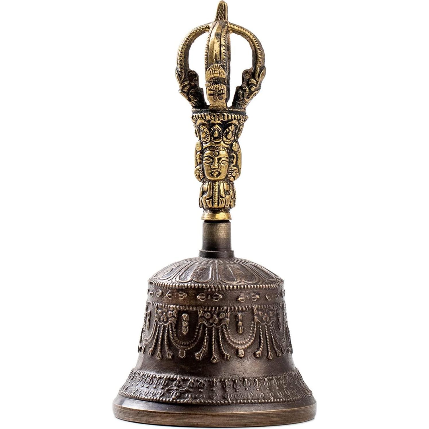 Campana de Meditación Budista Himalayan Bazaar 14cm Latón