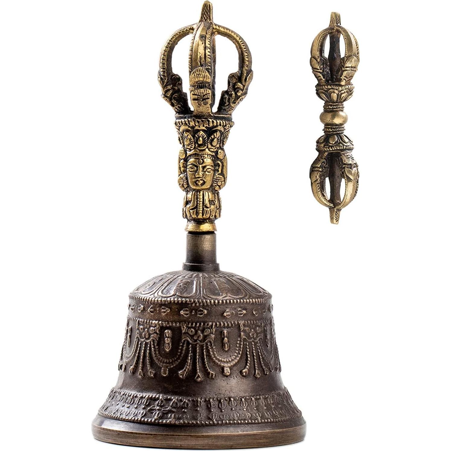 Campana de Meditación Budista Himalayan Bazaar 14cm Latón