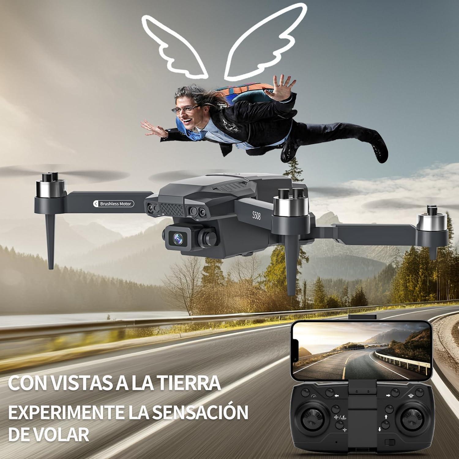 Mini Drone S508 Suangrc con Cámara HD 720P y Control por App