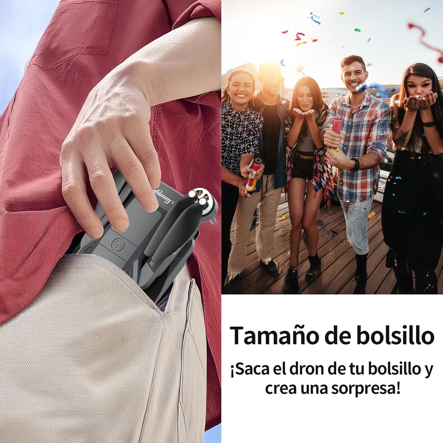 Mini Drone S508 Suangrc con Cámara HD 720P y Control por App