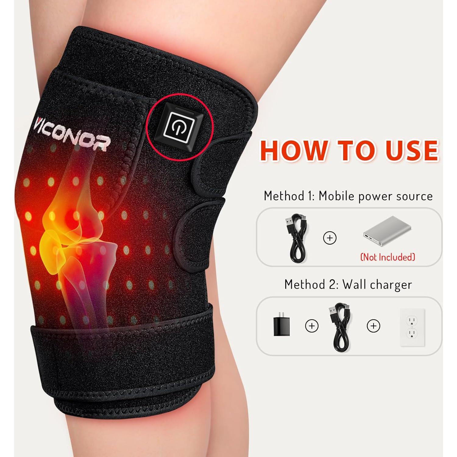 Almohadilla de Luz Roja Viconor para Rodilla 660nm 850nm