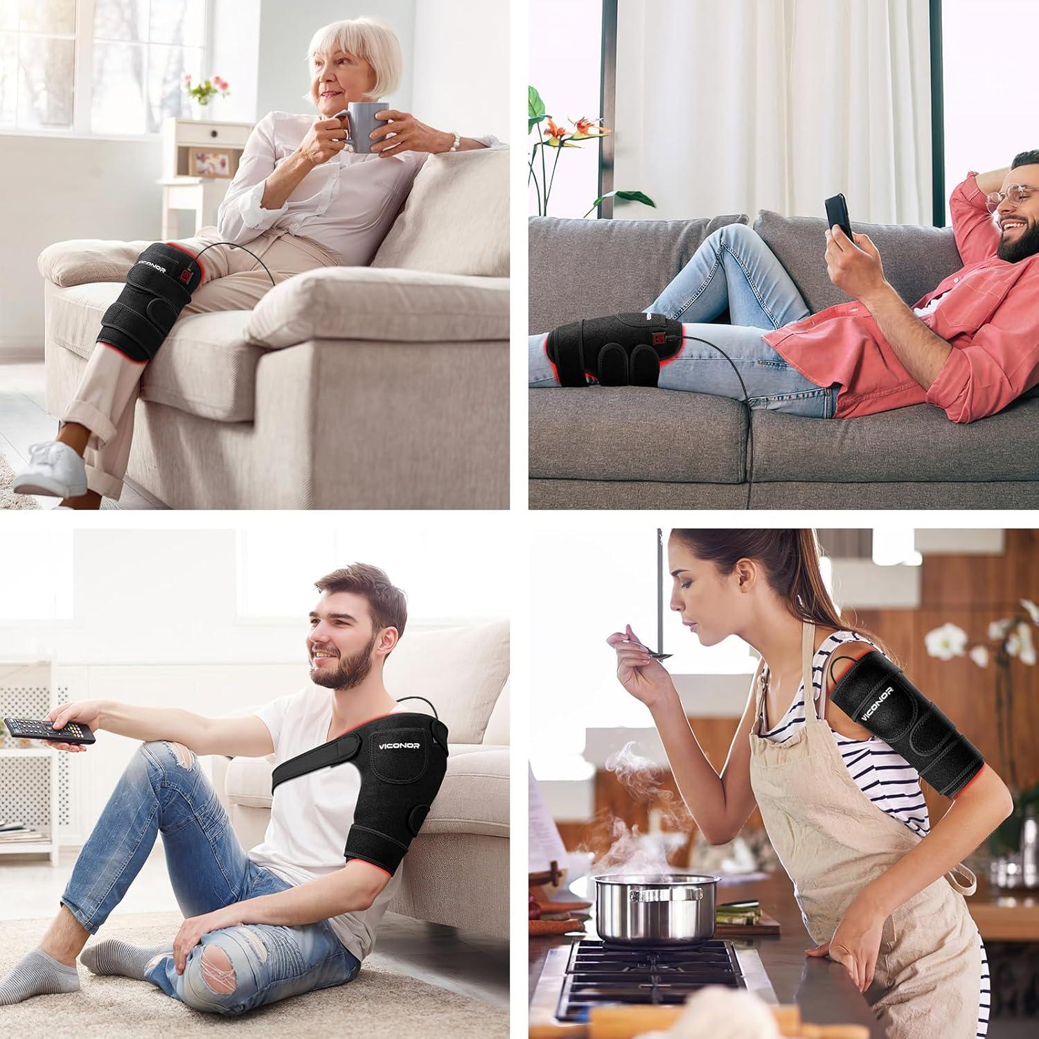 Almohadilla de Luz Roja Viconor para Rodilla 660nm 850nm