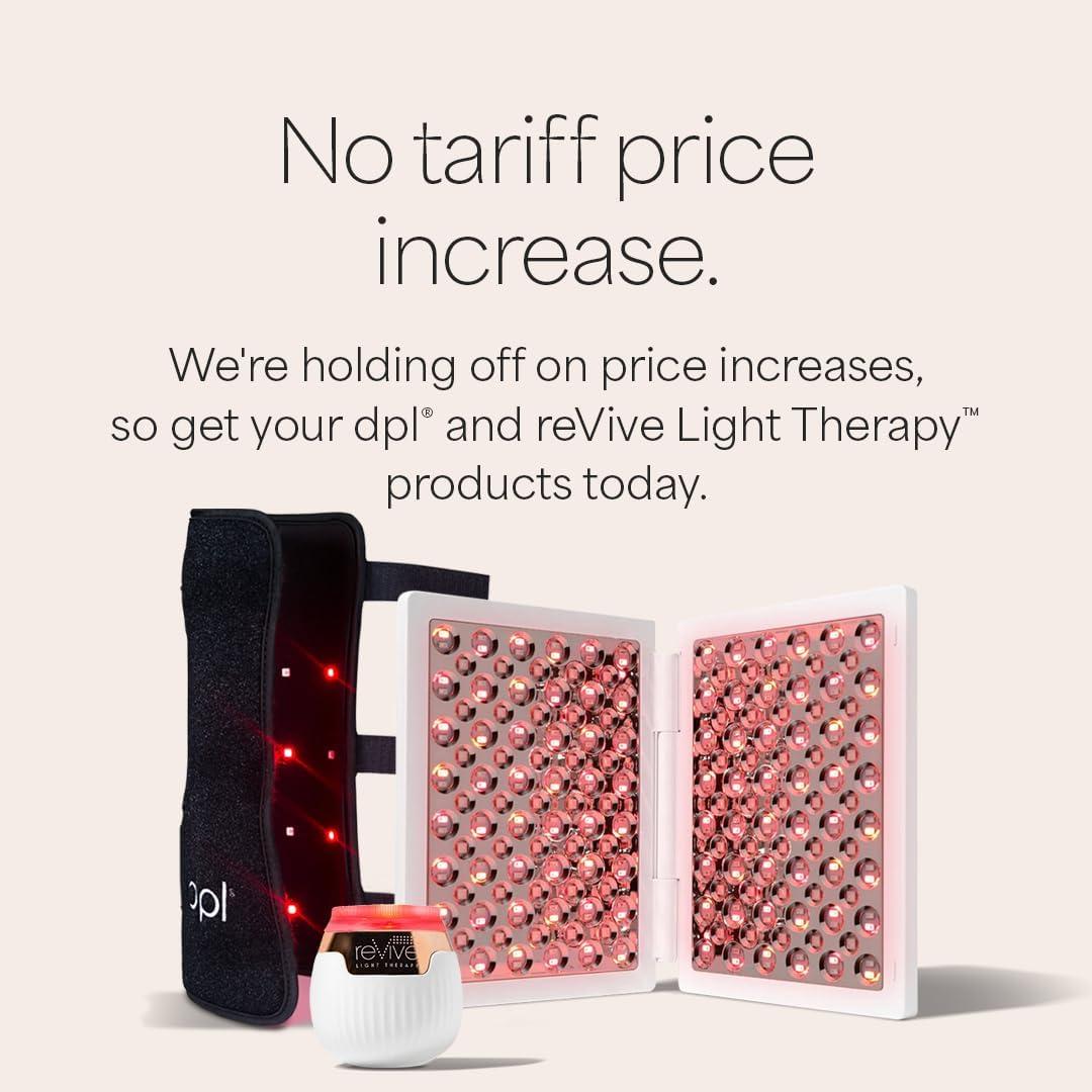 reVive Light Therapy Soniqué Mini Acne Cleanser, Battery-Operated Sonic Face Cleanser Brush with Blue & Red Light Therapy, Medical-Grade Acne Device for Face & Body, Water-Resistant