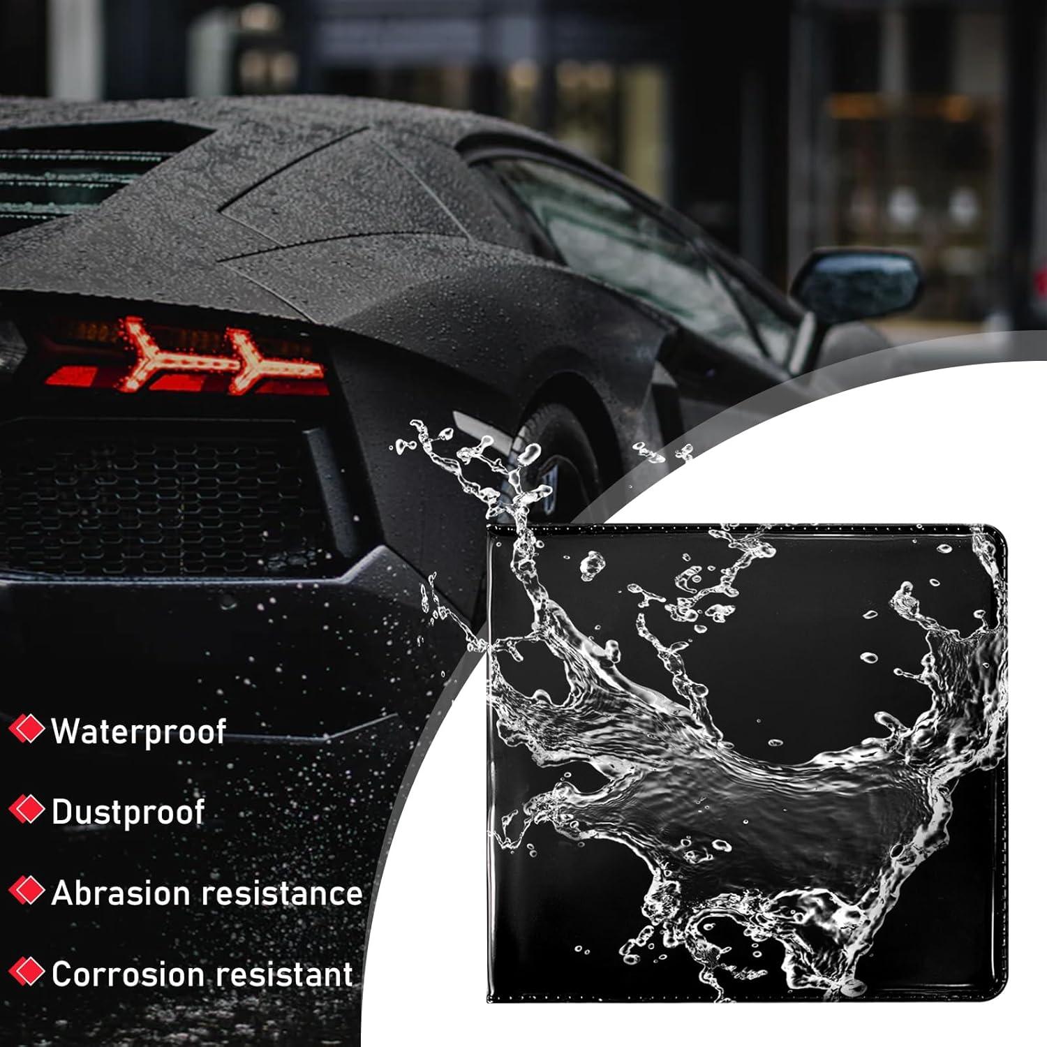 Portadocumentos Ziciner para Registro y Seguro de Auto Negro