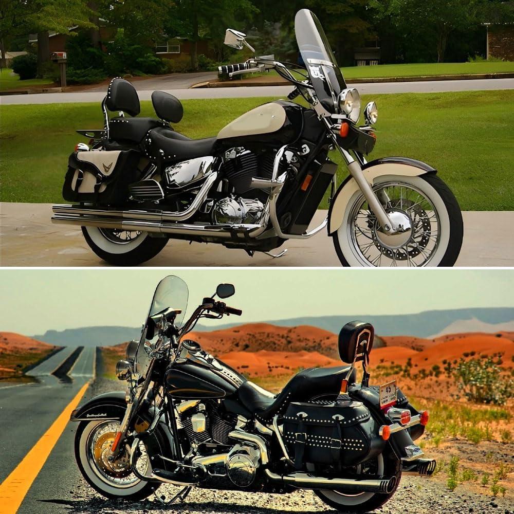 Parabrisas Onda DREAMIZER Negro 45.72x40.64cm para Motocicleta