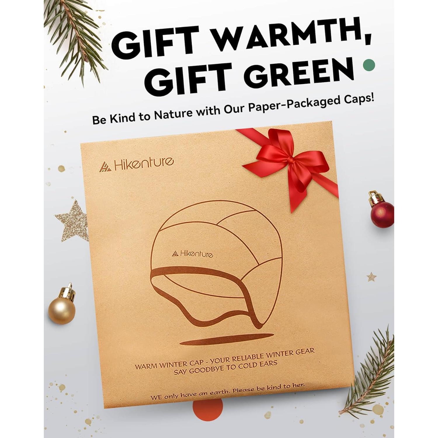 Gorro Térmico para Casco Hikenture Unisex Negro con Agujeros para Gafas