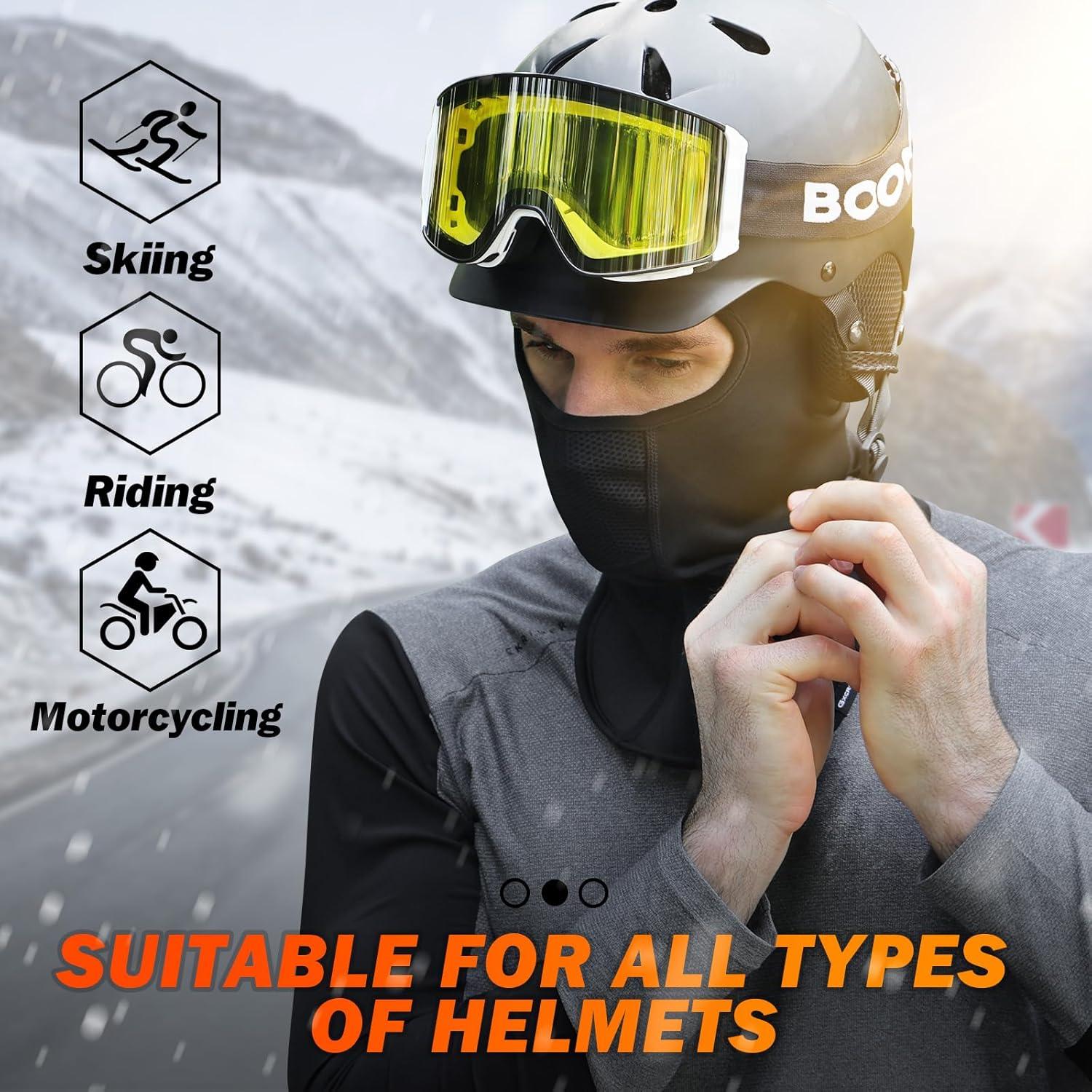 Balaclava Térmica de Invierno GXCROR para Esquí y Motocicleta