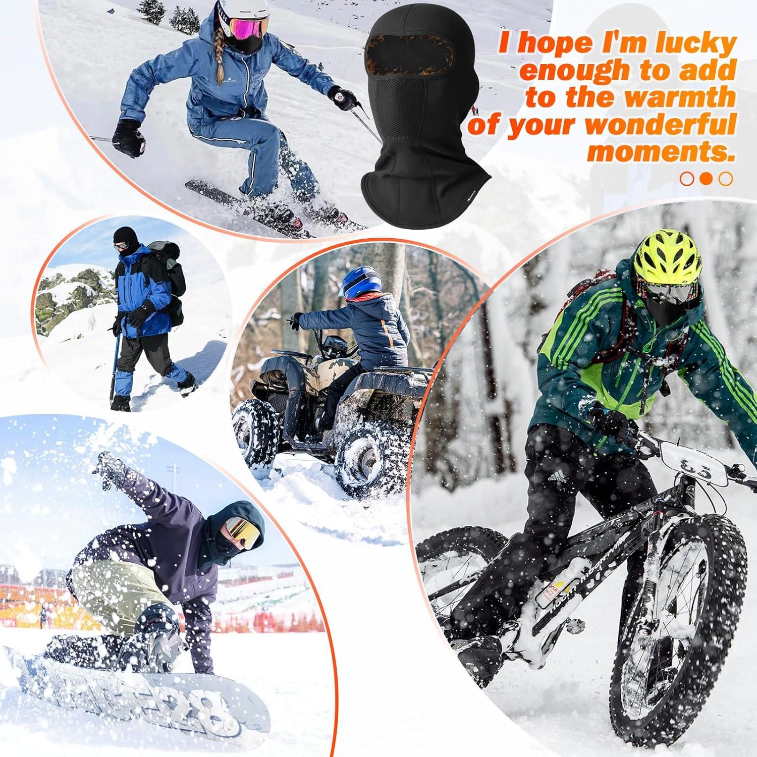 Balaclava Térmica de Invierno GXCROR para Esquí y Motocicleta