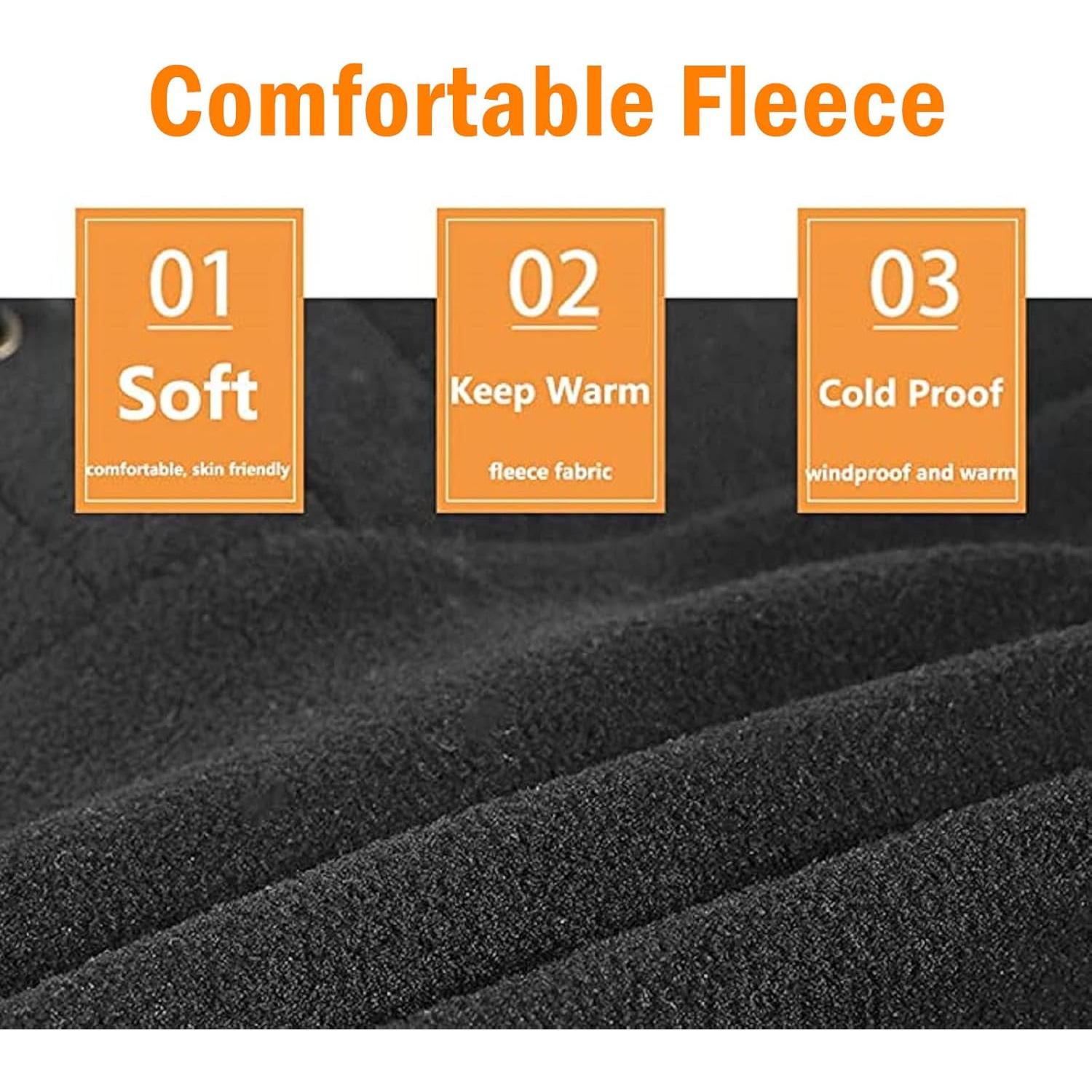 Máscara Balaclava de Invierno Unisex Forro Polar a Prueba de Viento