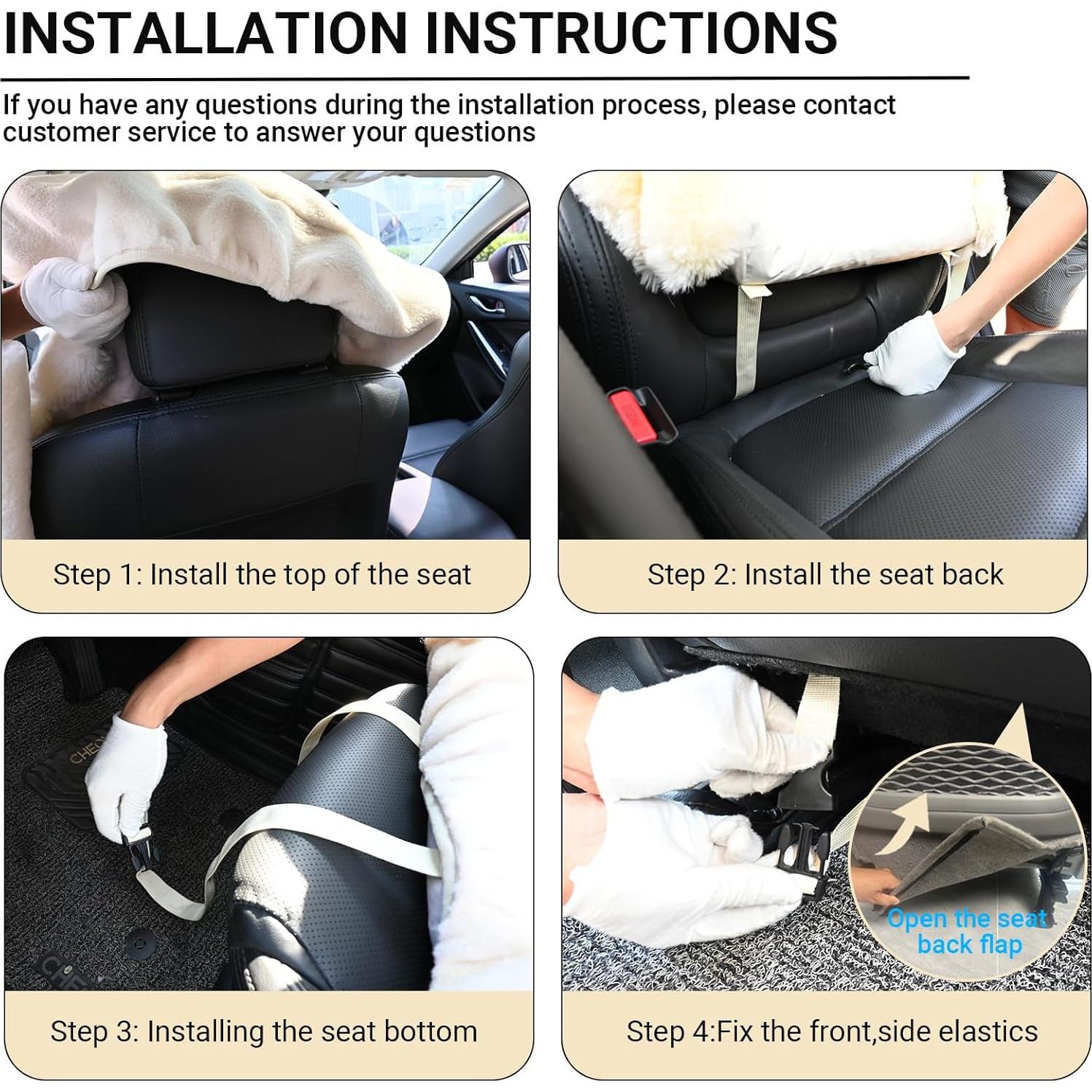 Cubierta de Asiento de Piel de Oveja Aegis Gris Universal