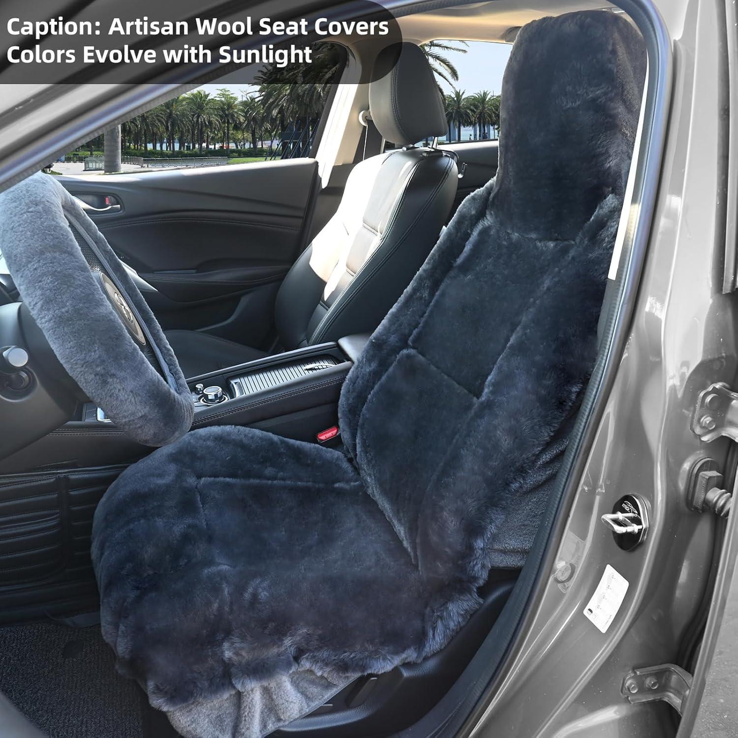 Cubierta de Asiento de Coche Aegis 2025 Piel de Oveja Merino