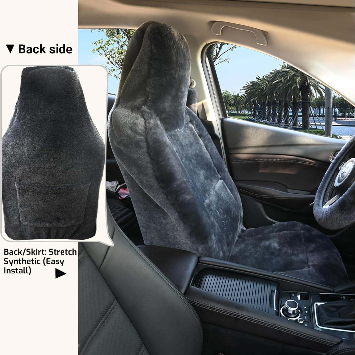 Cubierta de Asiento de Coche Aegis 2025 Piel de Oveja Merino