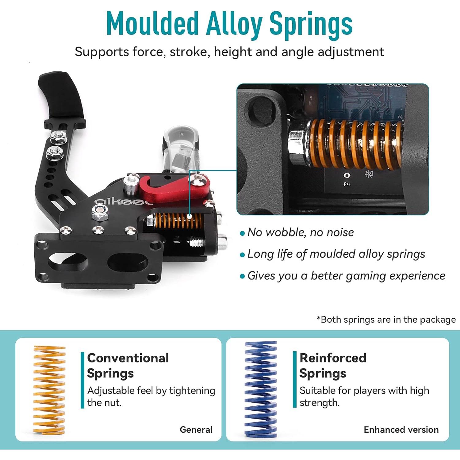 Freno de Mano USB Aikeec con Abrazadera para Simulador