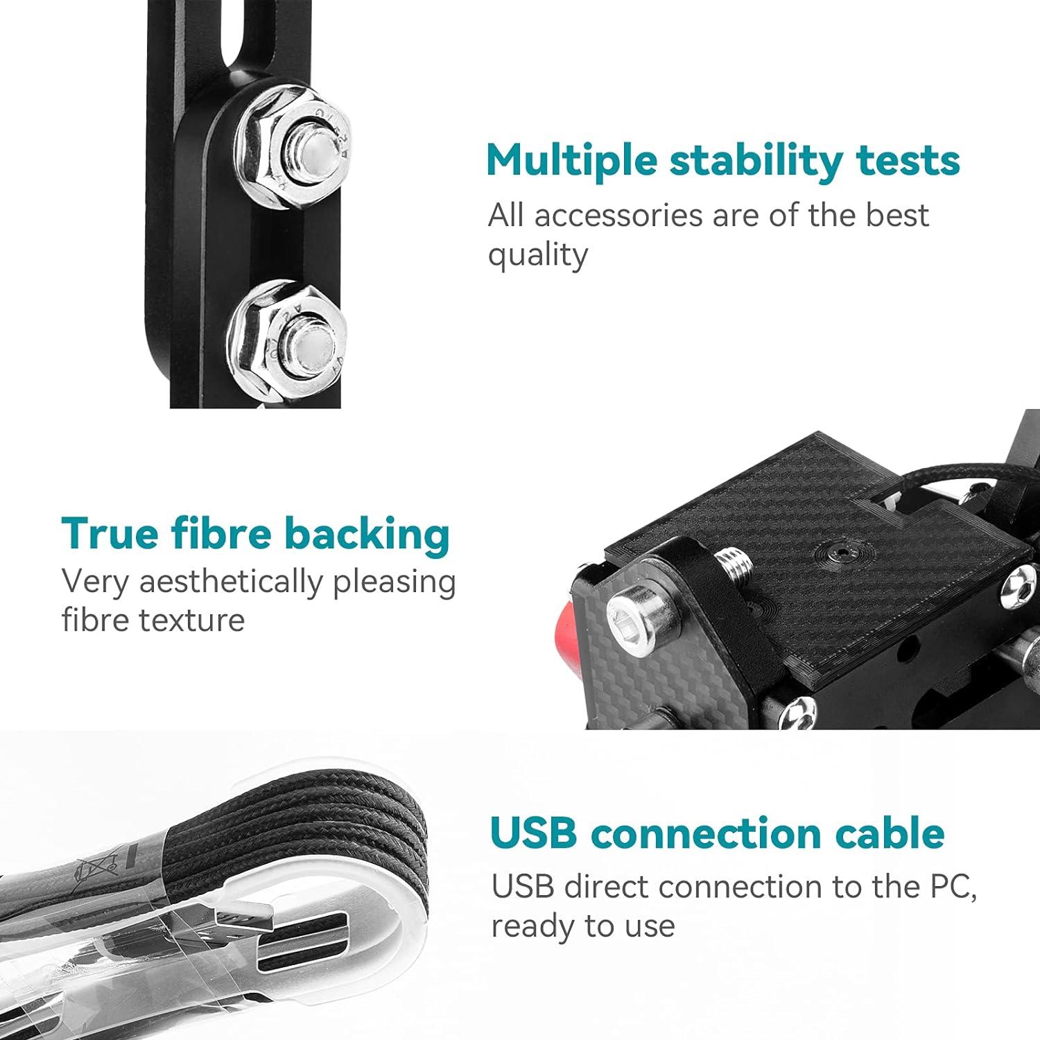 Freno de Mano USB Aikeec con Abrazadera para Simulador