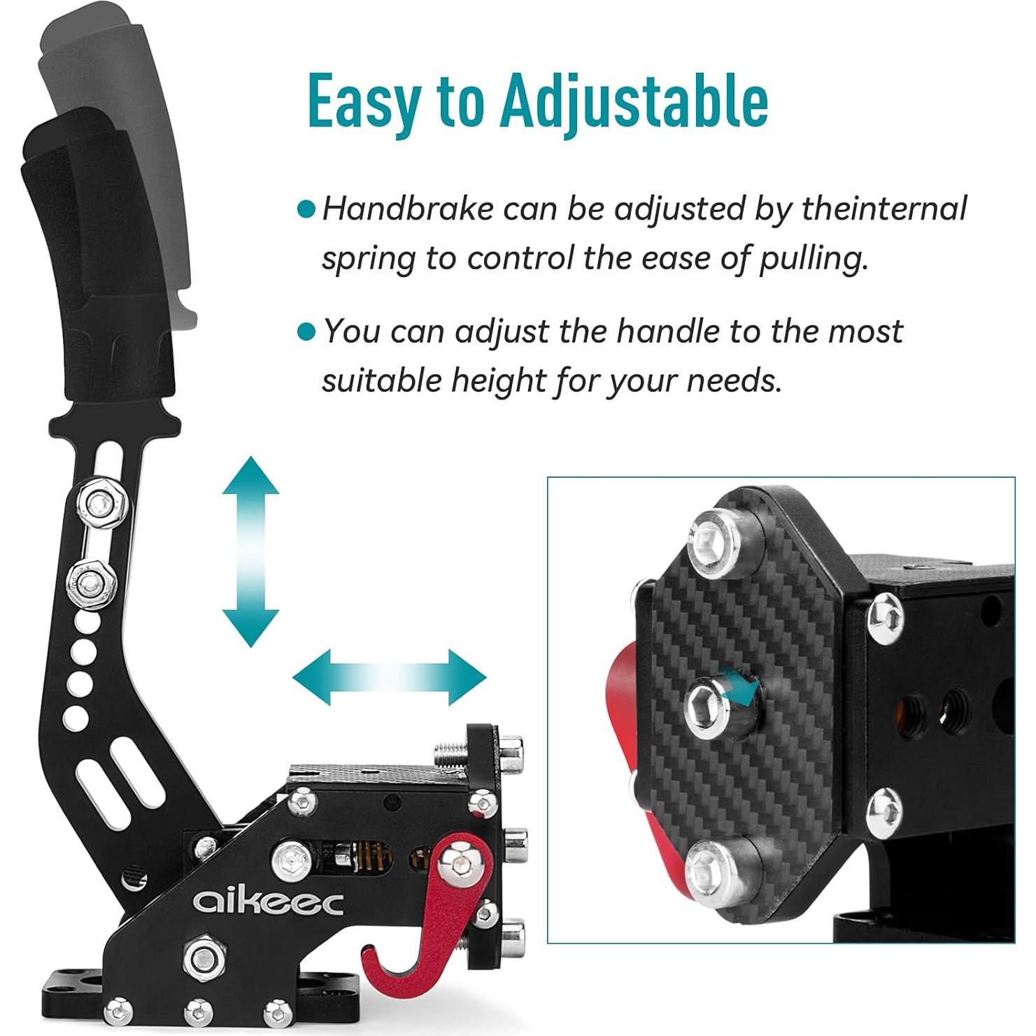 Freno de Mano USB Aikeec con Abrazadera para Simulador