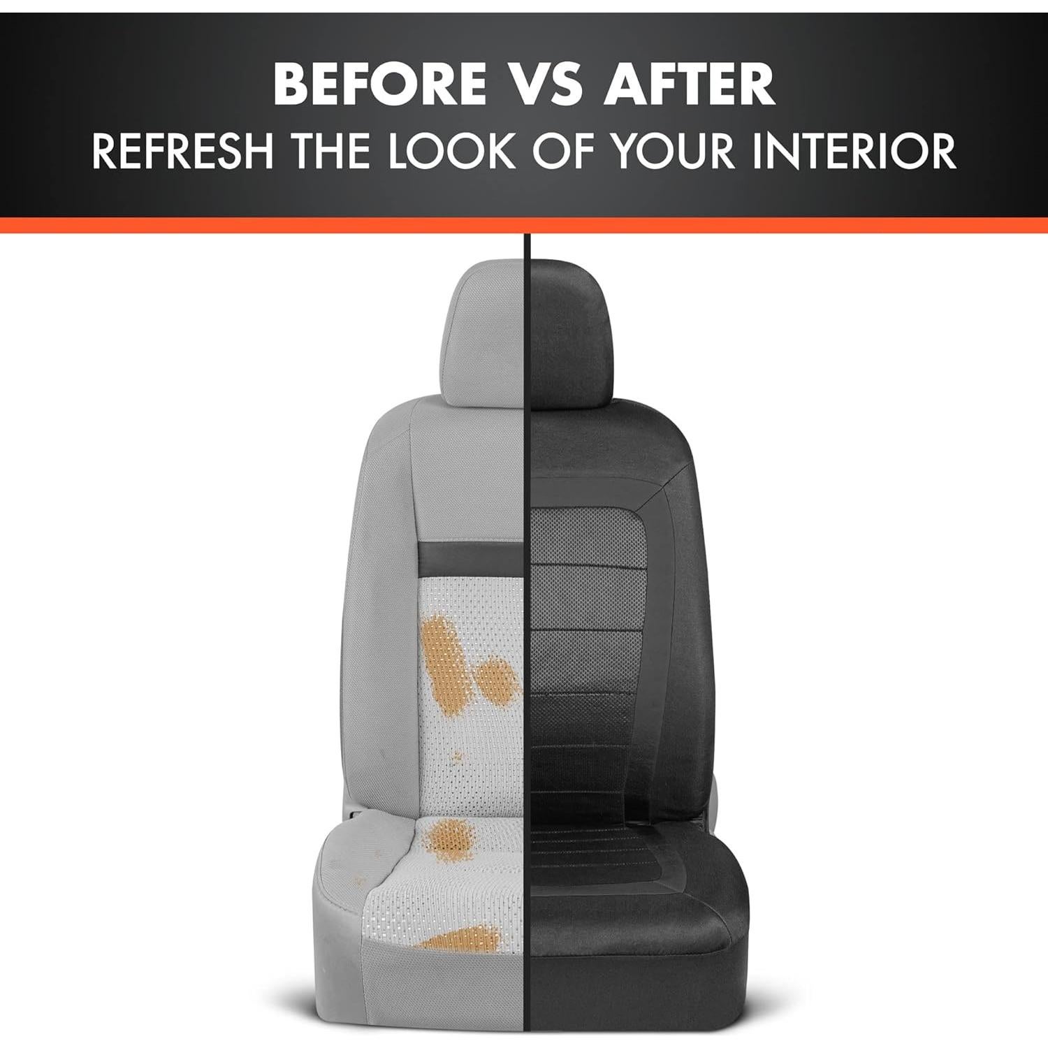 Cubiertas de Asiento Delantero BDK OS271BK Malla Negra Universal