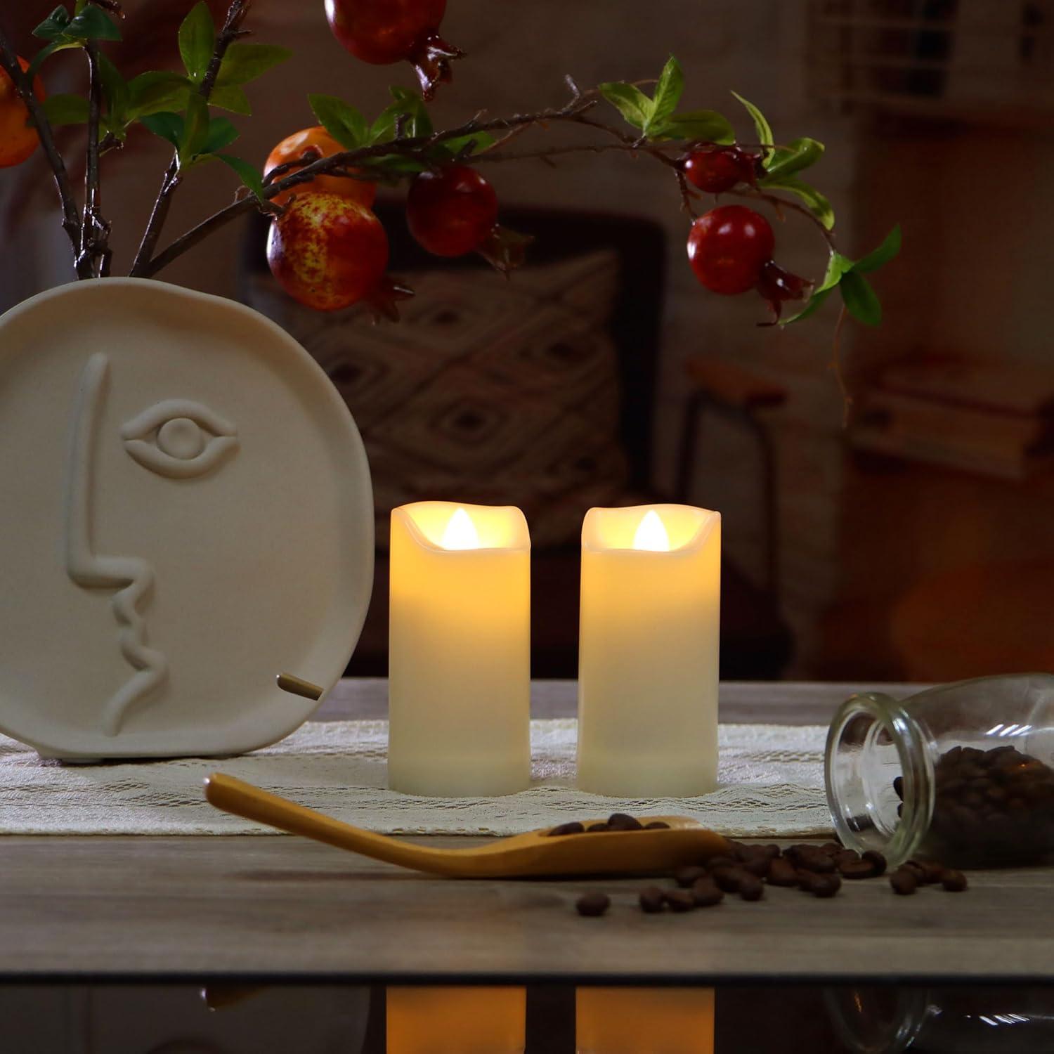 Velas LED Sin Llama a Prueba de Agua Jingtech 5.08x10.16cm 2 Pack