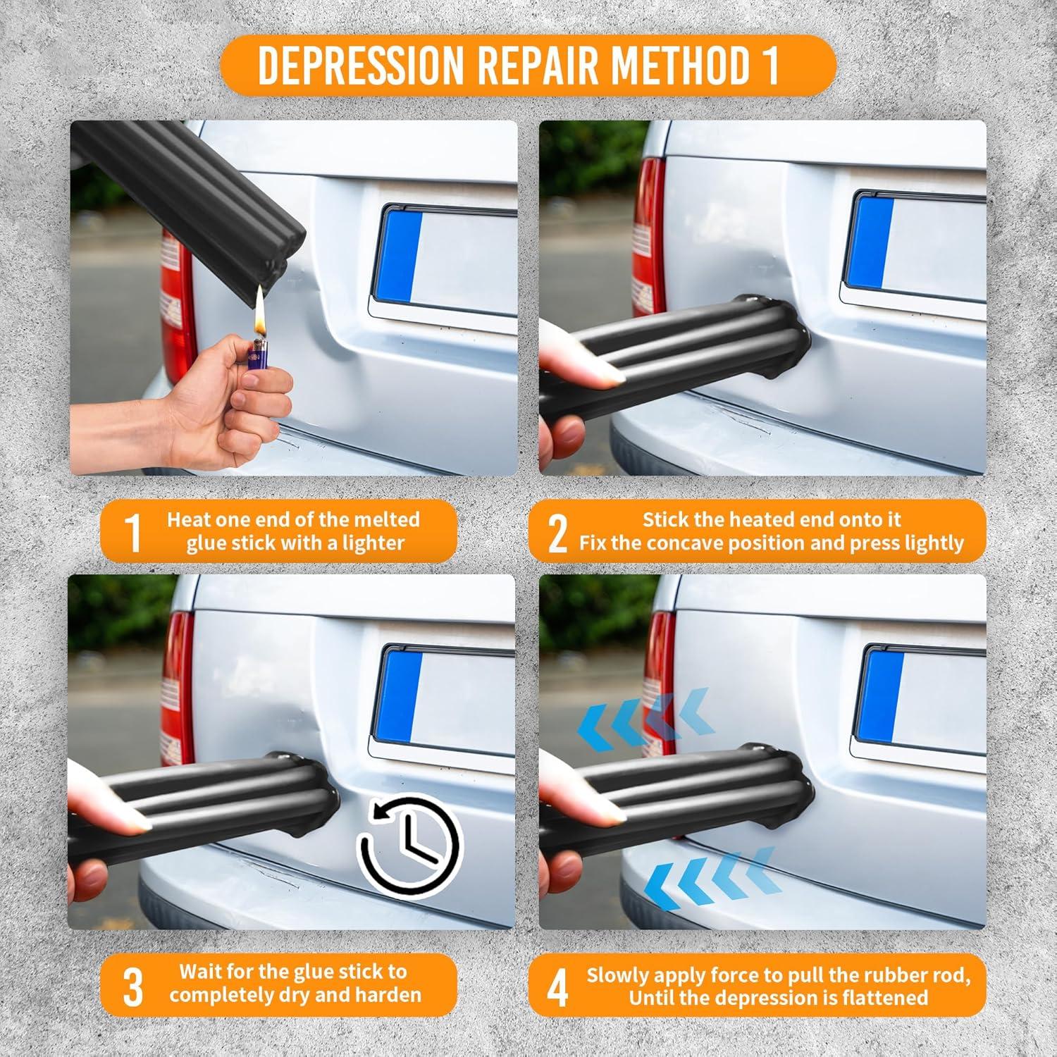 32 Palos de Pegamento Caliente MATUFF para Reparación de Abolladuras