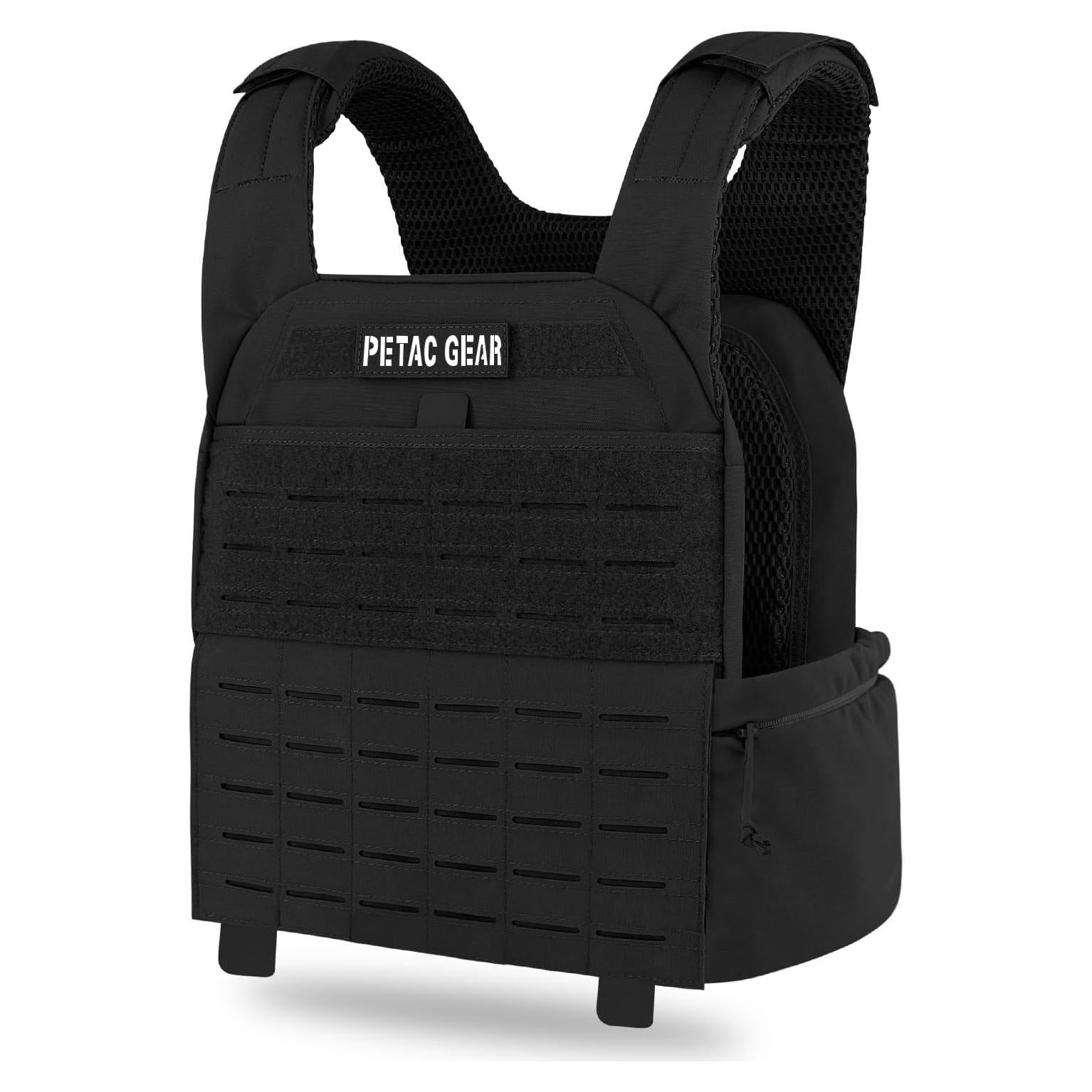 Chaleco Táctico con Peso Ajustable PETAC GEAR - Entrenamiento Resistencia
