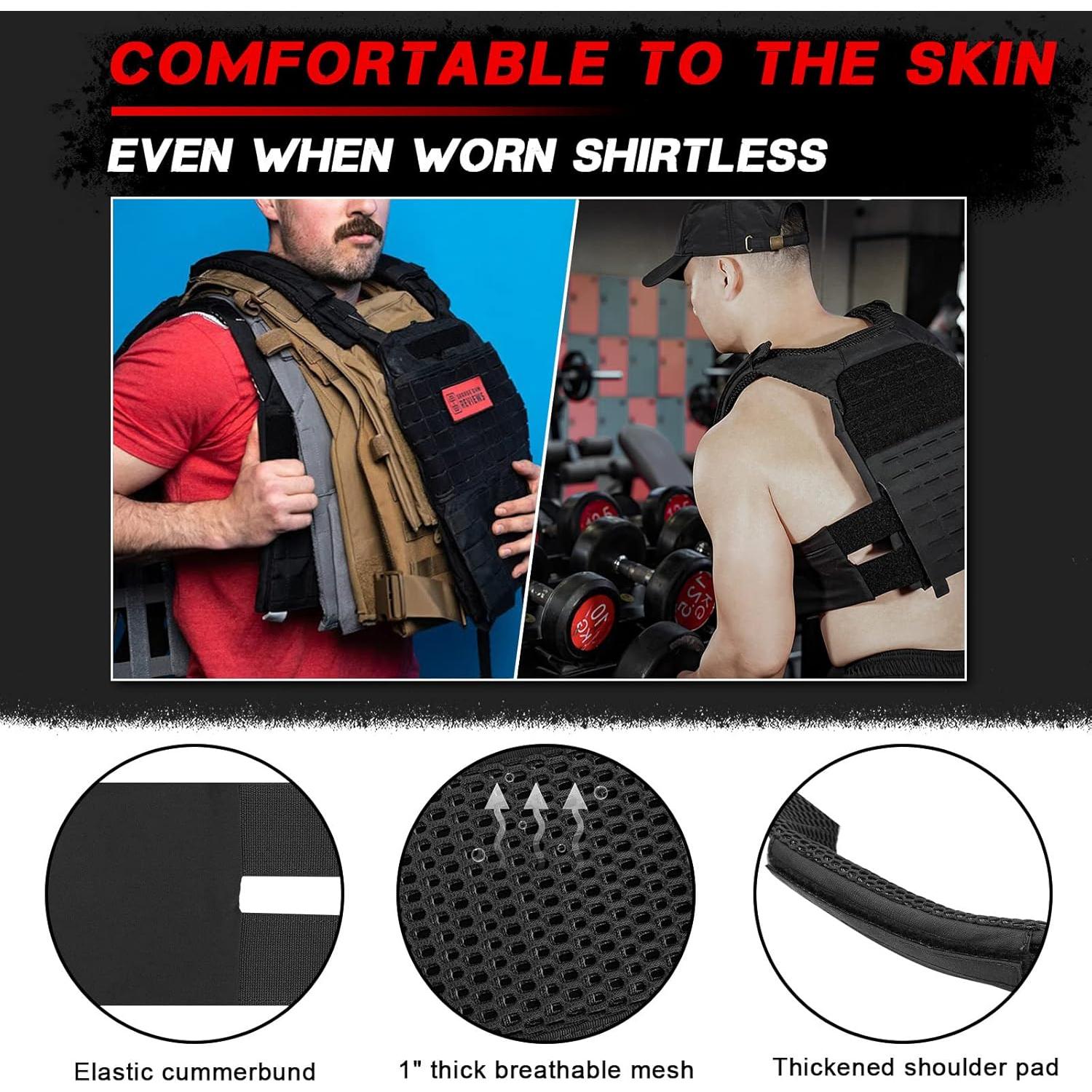 Chaleco Táctico con Peso Ajustable PETAC GEAR - Entrenamiento Resistencia