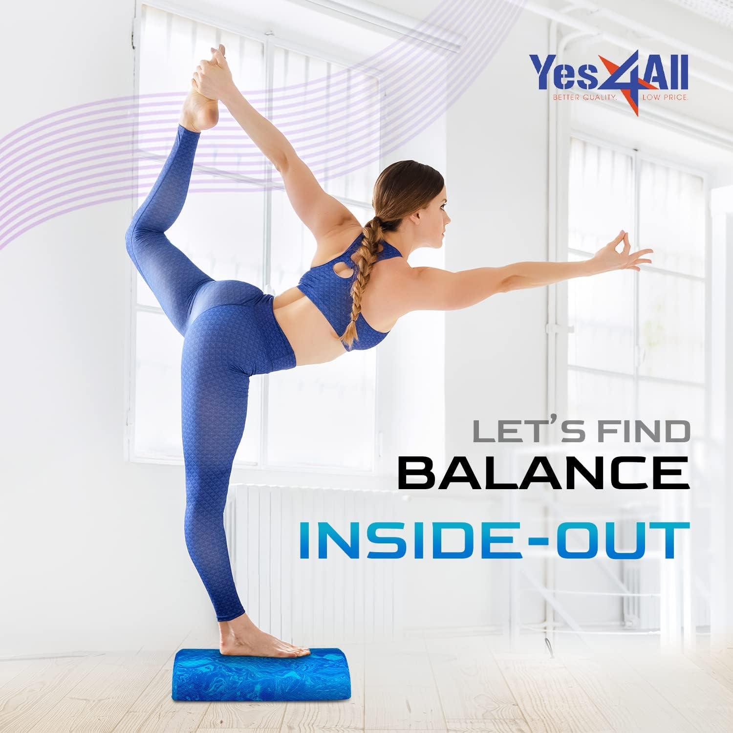 Rodillo de Espuma EVA Yes4All 30.48 cm Azul para Masaje