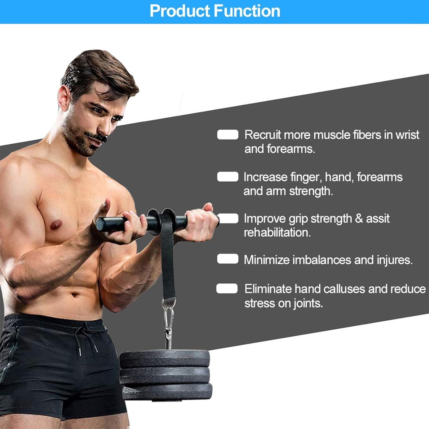 Rodillo de Muñeca y Antebrazo Yamyshine - Ejercitador de Fuerza