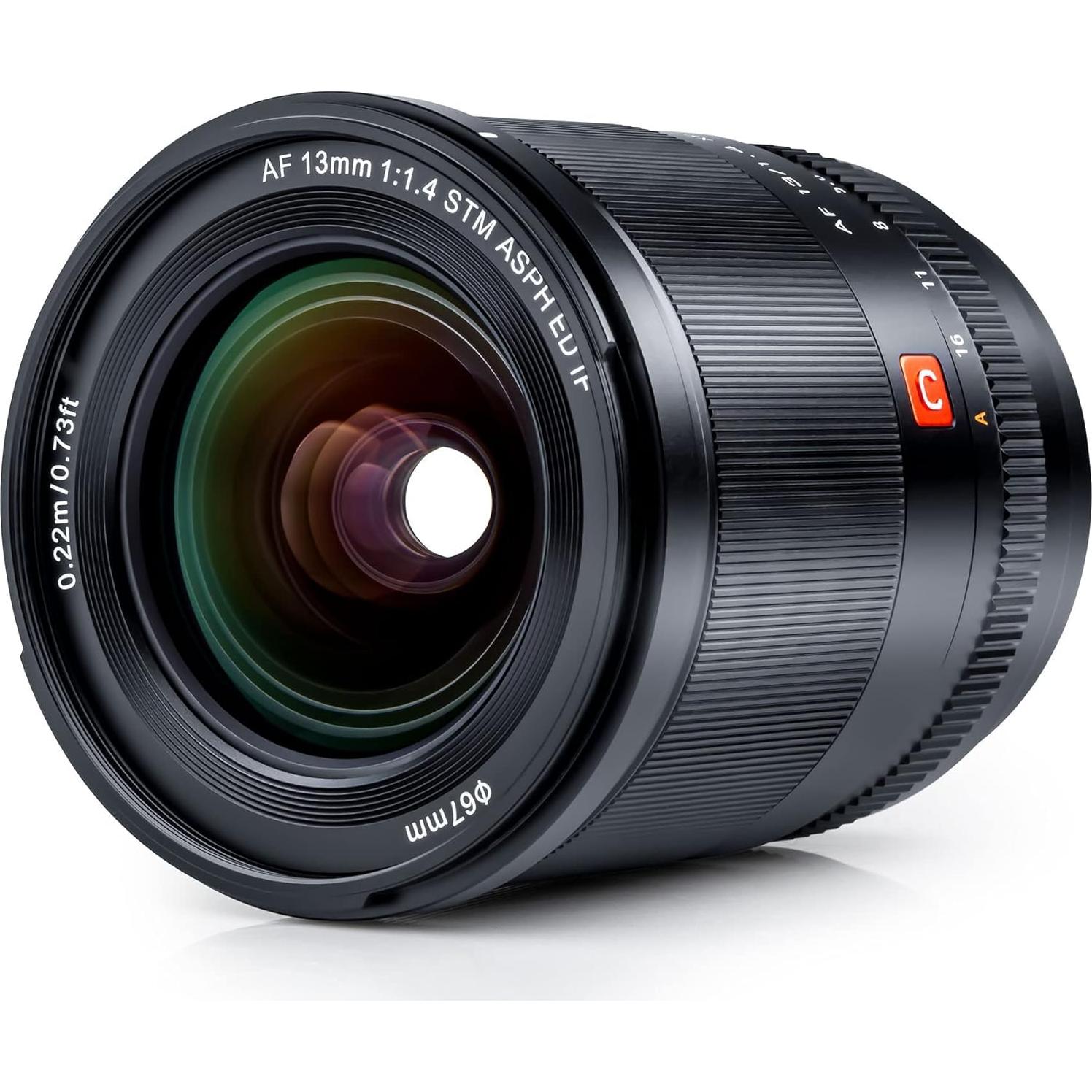 Lente VILTROX 13mm F1.4 XF para cámaras Fujifilm X-Mount