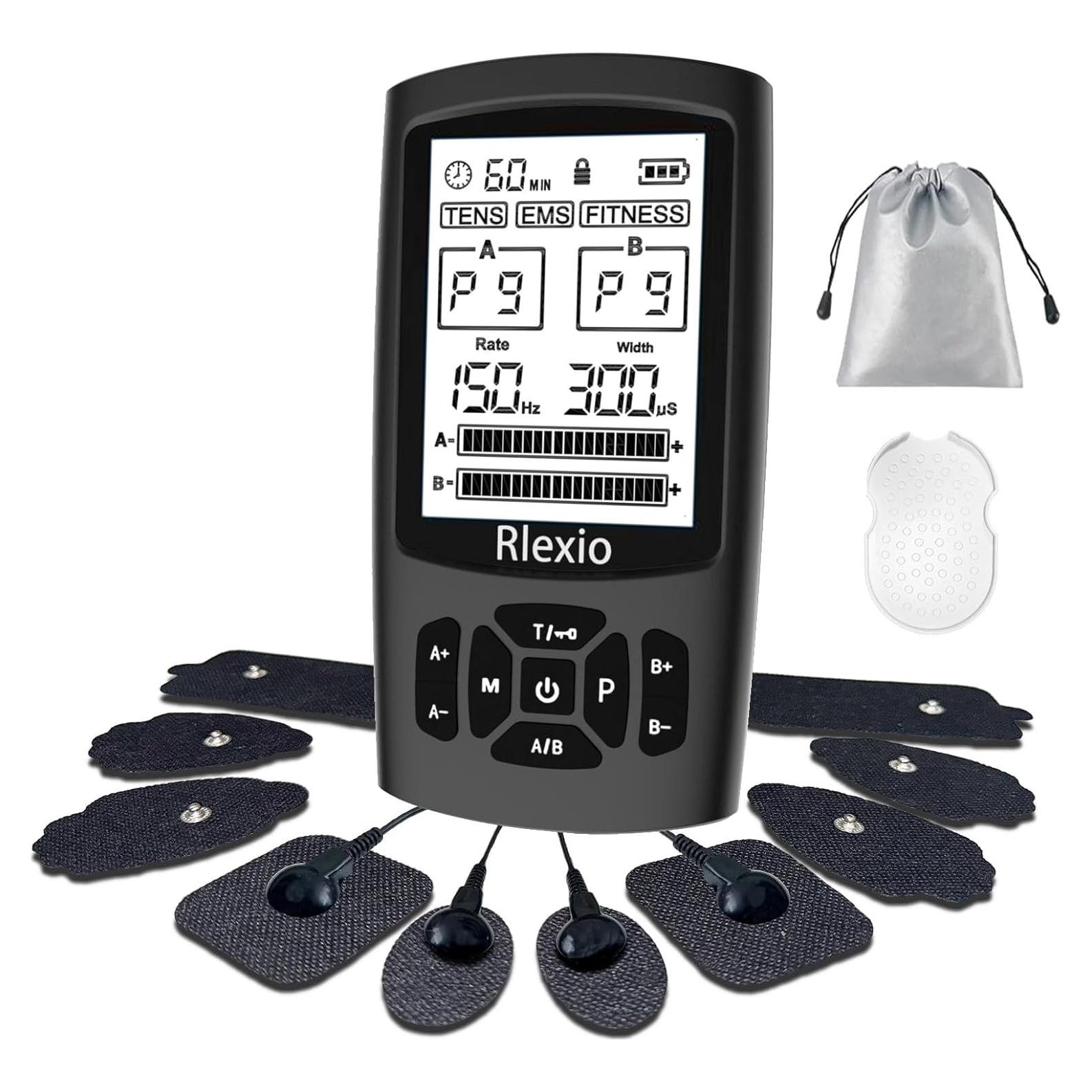 Estimulador Muscular TENS RLEXIO DS-TENS01 Negro 24 Modos