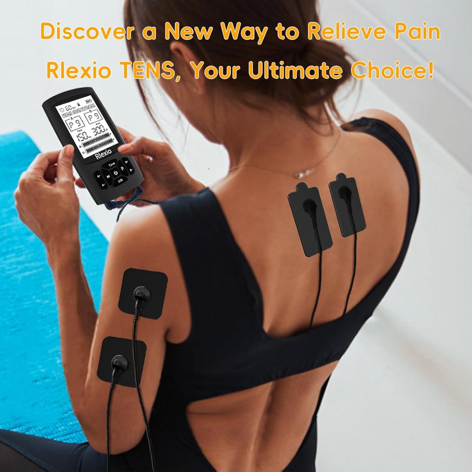Estimulador Muscular TENS RLEXIO DS-TENS01 Negro 24 Modos