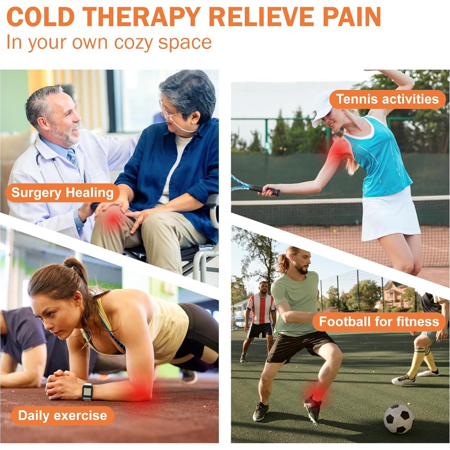 Máquina de Terapia Fría YOUKADA para Rodilla y Articulaciones