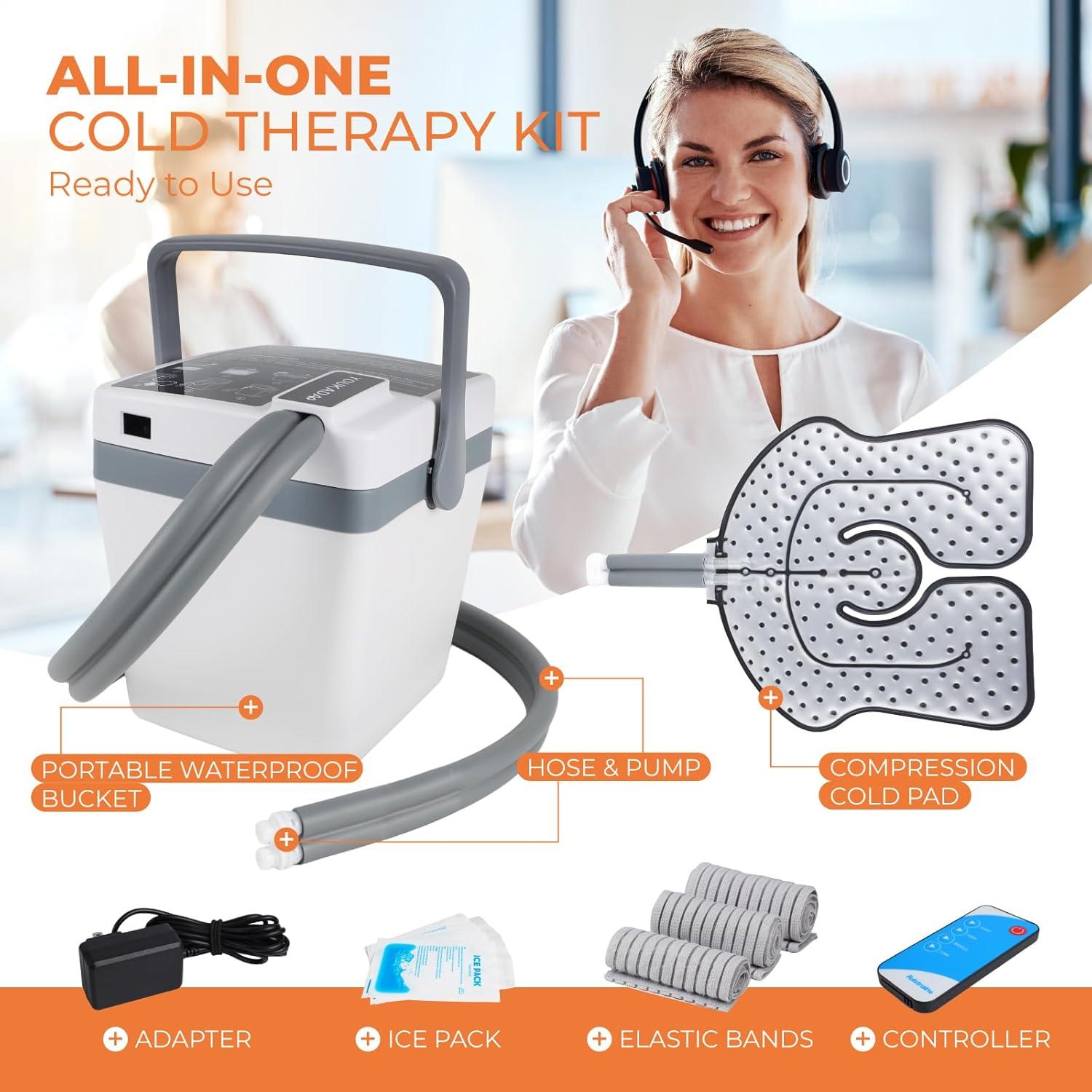 Máquina de Terapia Fría YOUKADA para Rodilla y Articulaciones