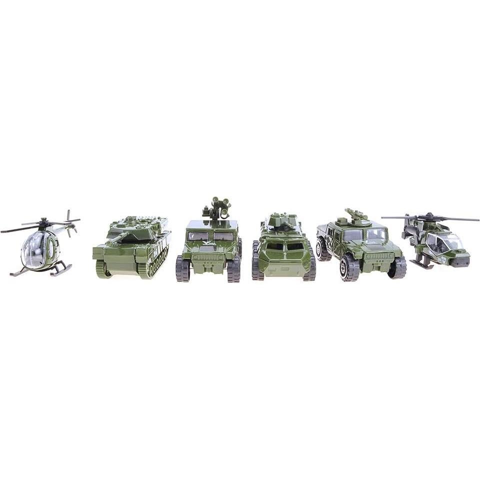 Vehículos Militares Diecast PowerTRC - Paquete de 6 Modelos