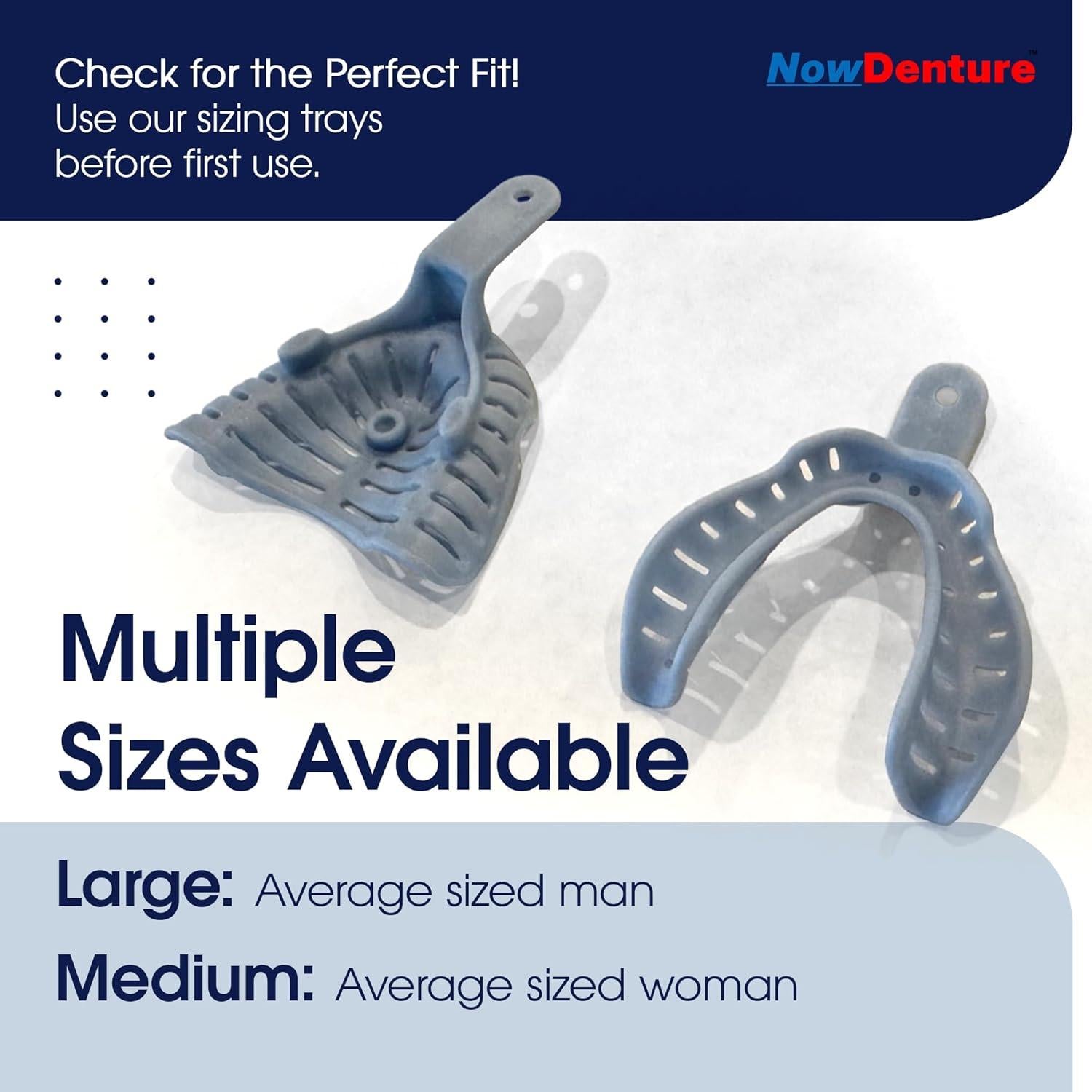 Calentamiento y Ajuste AhoraDenture - Dentaduras Premium Mediano