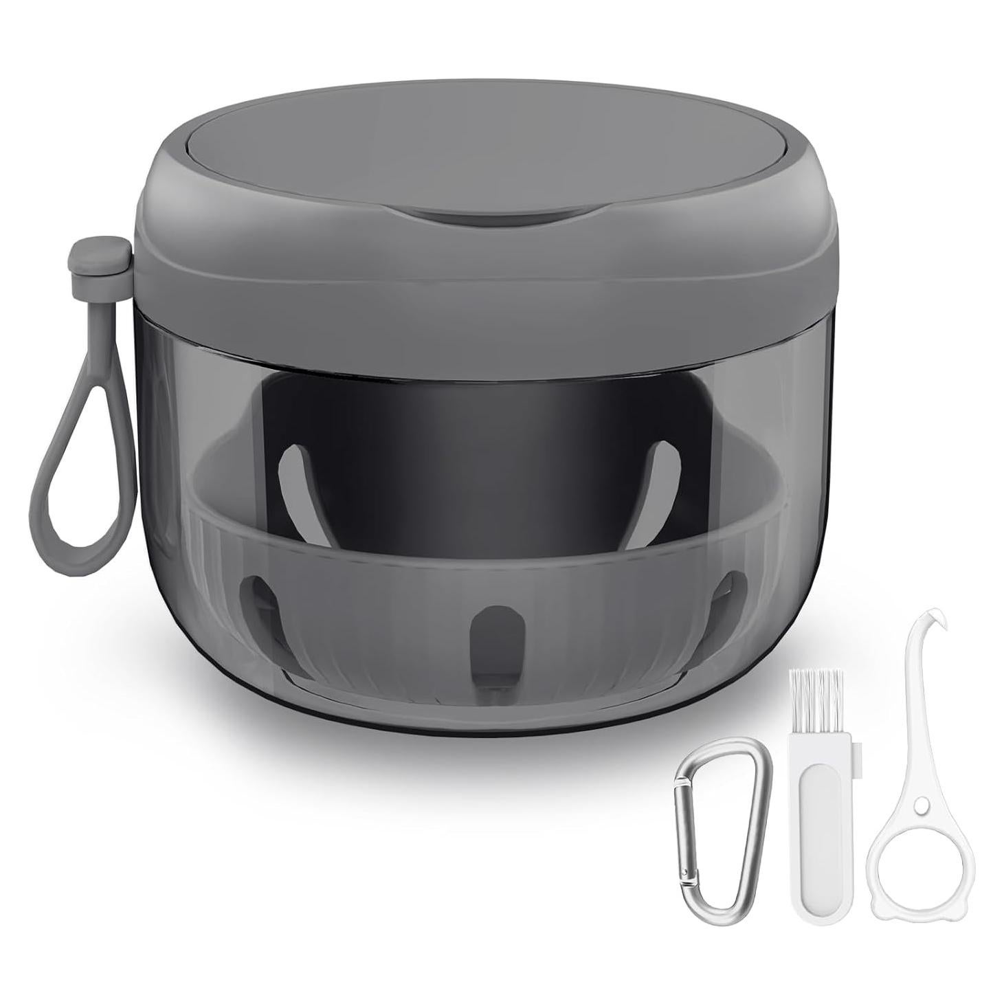 Caja de Baño para Dentaduras NETCEEM, Estuche Portátil 9.4cm