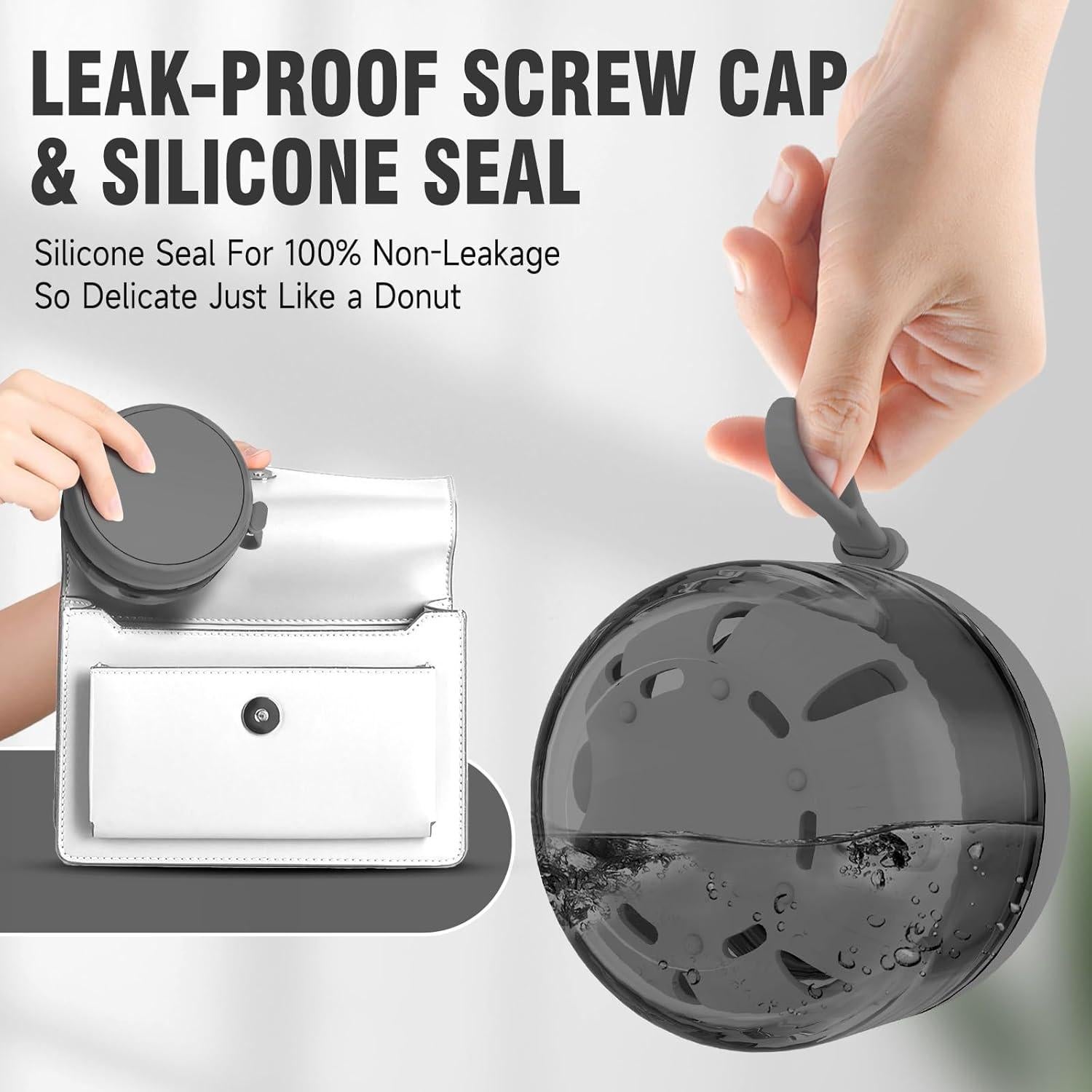 Caja de Baño para Dentaduras NETCEEM, Estuche Portátil 9.4cm