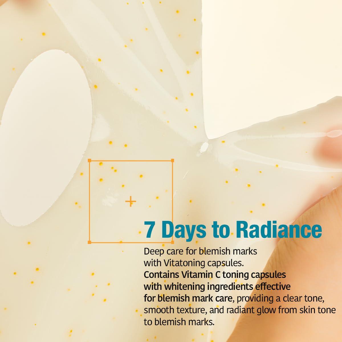 GOODAL Mascarilla de Gel Vita C y Colágeno 5 Piezas 340g