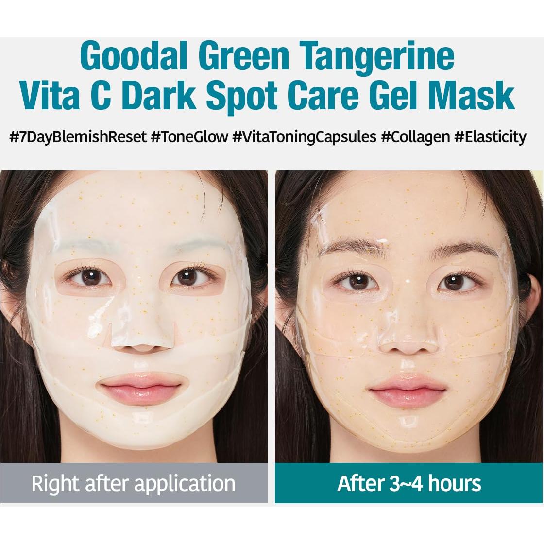 GOODAL Mascarilla de Gel Vita C y Colágeno 5 Piezas 340g