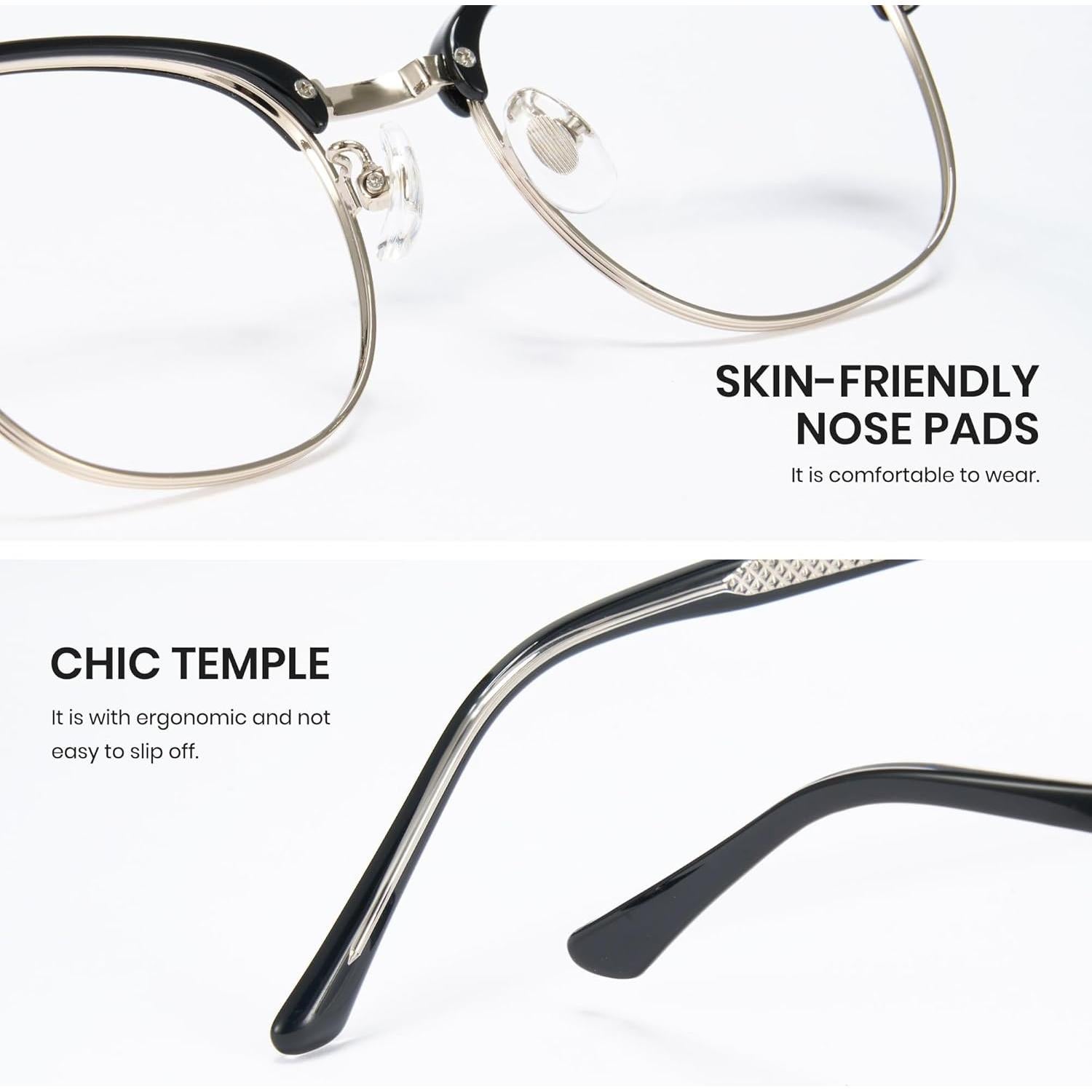 Gafas de bloqueo de luz azul Cyxus unisex, alivio fatiga ocular