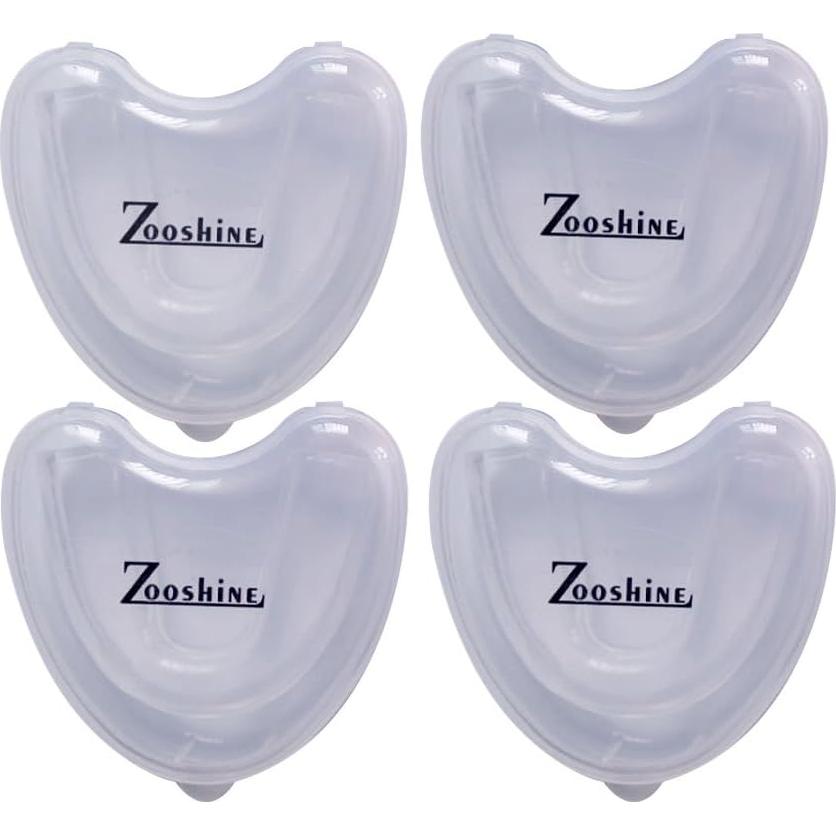 4 Protectores Bucales Moldeables Zooshine Chroma para Deportes